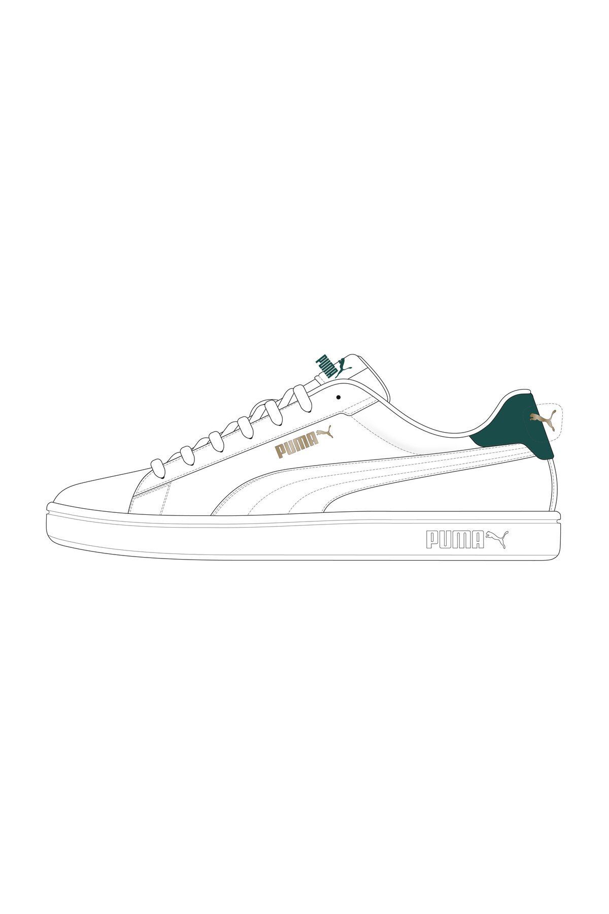 Puma-Унисекс бели маратонки Smash 3.0 L 8