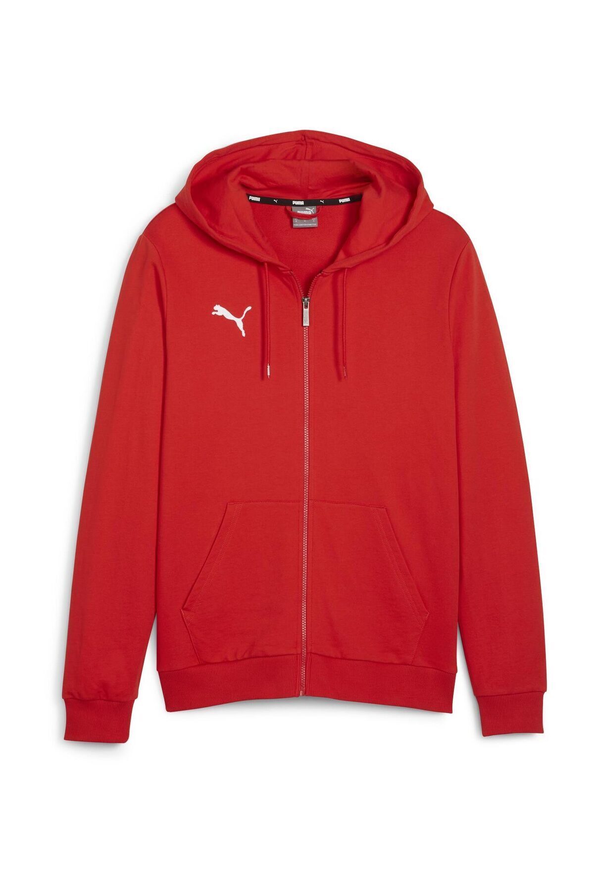 Puma-Teamgoal Casuals kapucnis dzseki férfi futballdzseki 65859501   Piros 7