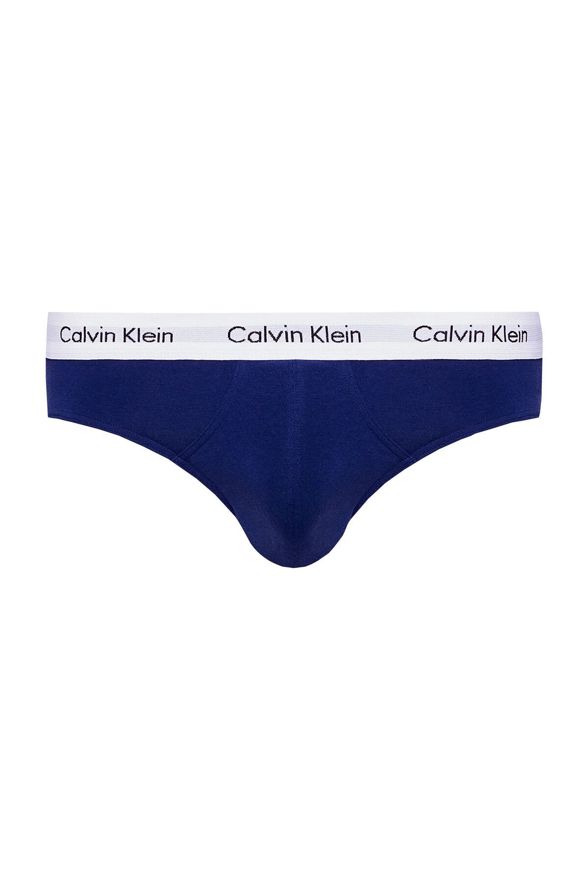 Calvin Klein-Herren-Boxershorts mit Markenlogo und Gummiband in Weiß-Marineblau-Rot, geeignet für den täglichen Gebrauch 0000u2661g-ı03 2