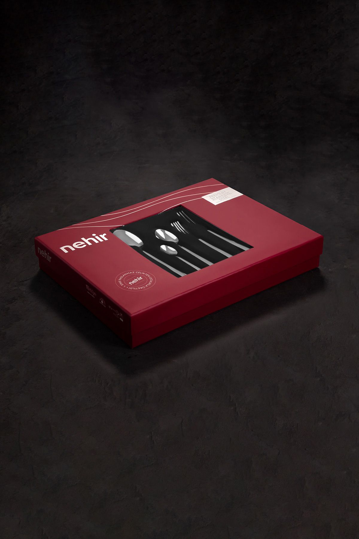 Nehir-Maxi Simple 12-Person 72-Piece Boxed Cutlery Set 5
