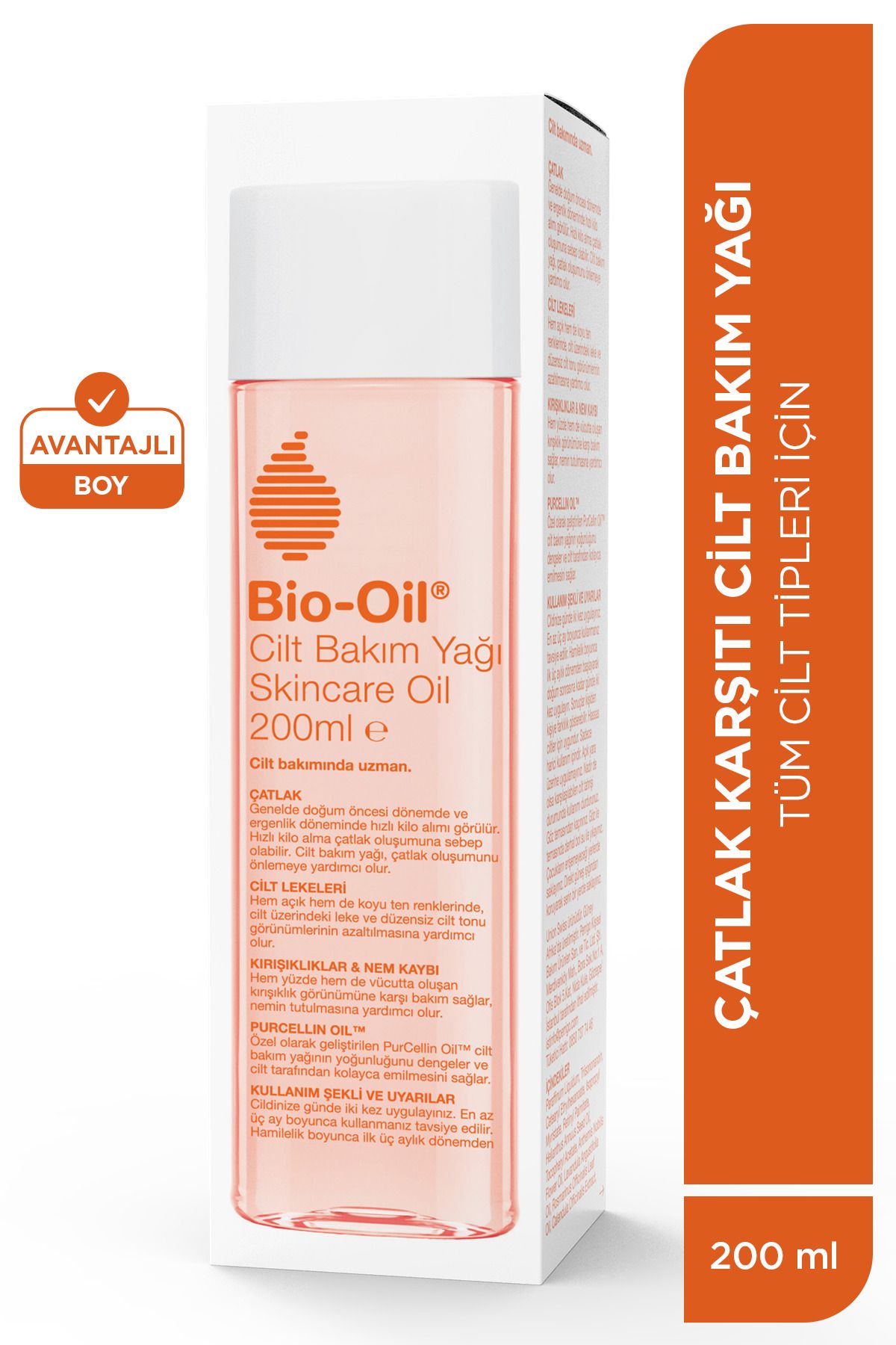 روغن مرطوب کننده پوست ضد کشش و لک 200 میلی لیتر Bio-Oil
