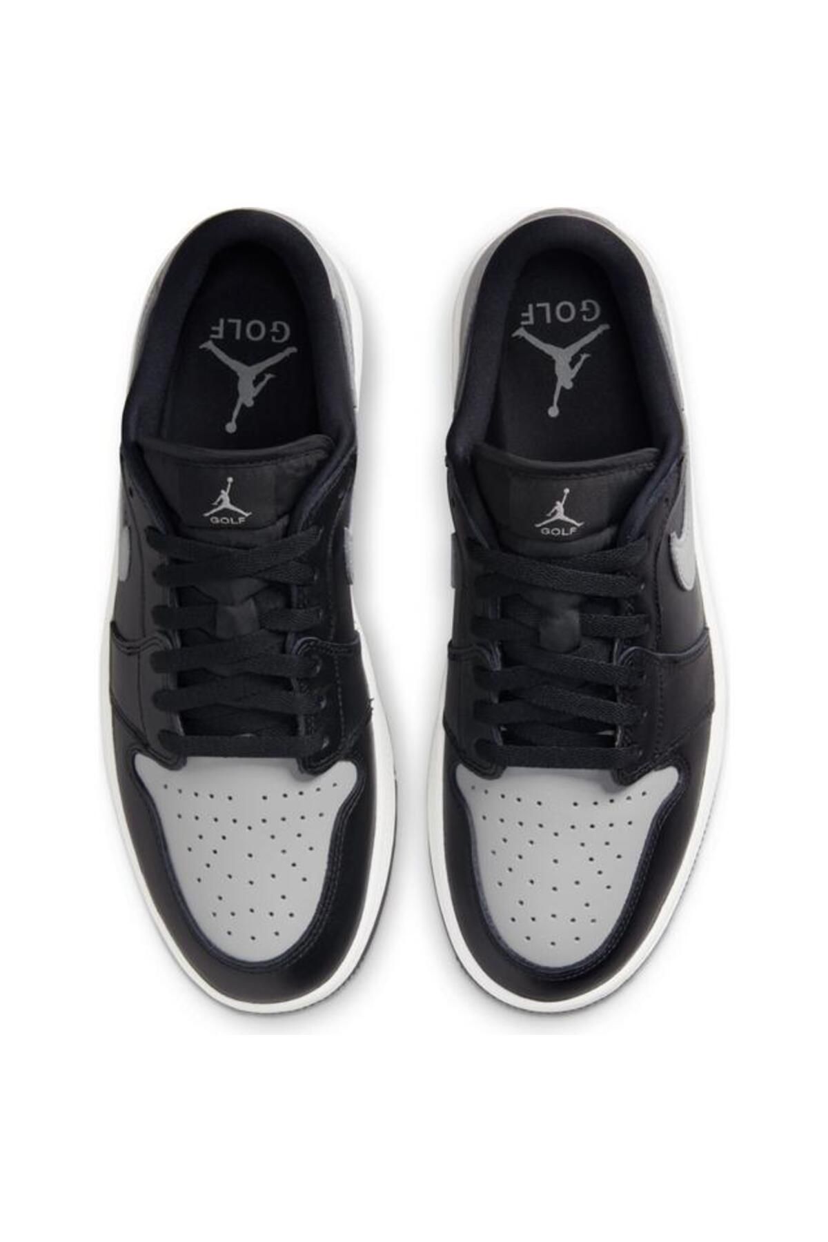 Nike-Jordan 1 Low Weiß und Schwarz 3