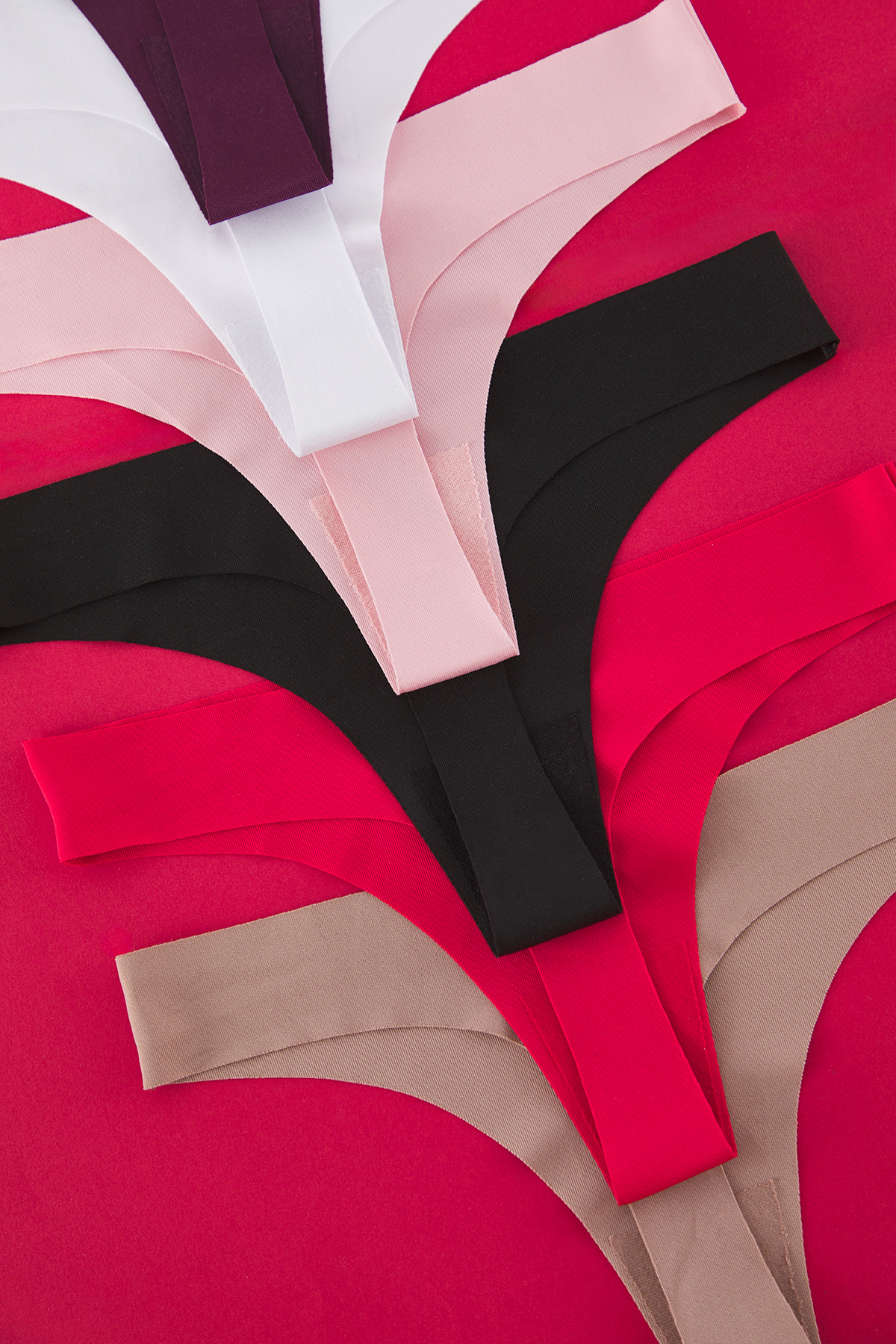 Trendyol Collection Mehrfarbiger 6-teiliger, lasergeschnittener Tanga-Strickhöschen, nahtlos, Ismantar