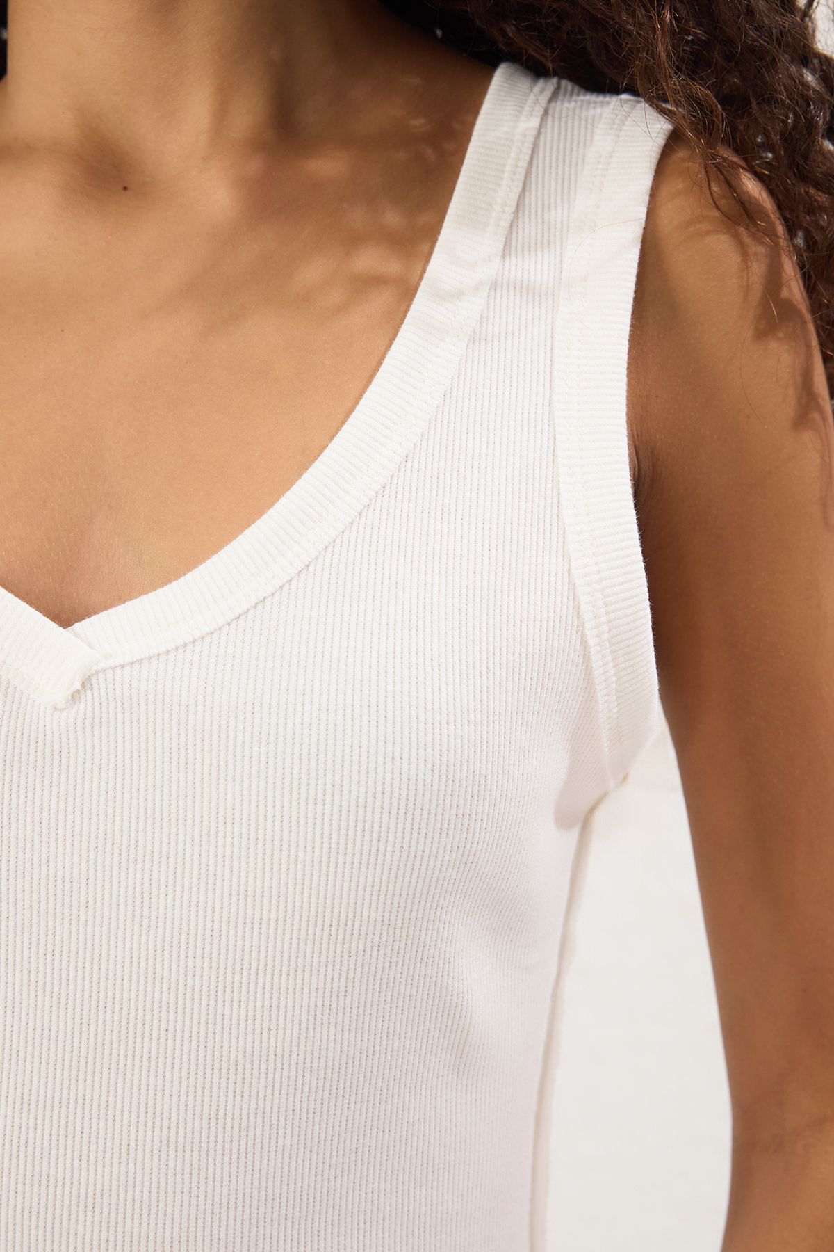Trendyol Collection-Ecru Fitted Regular Length Knitted Undershirt Twoss25Al00059 4