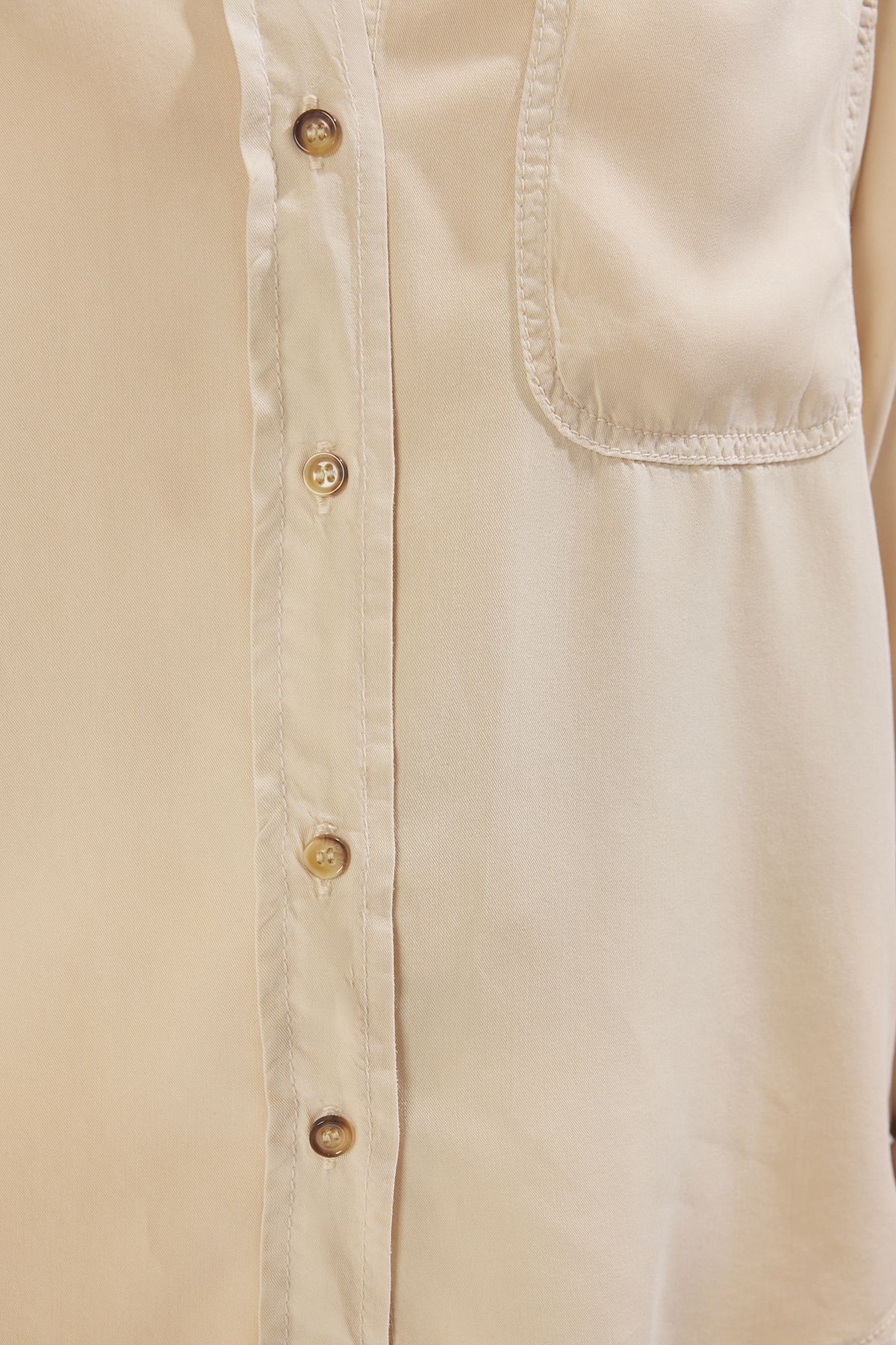 Trendyol Collection-100 % Tencel-Ecru-Jeanshemd – TWOSS25GO00121 3