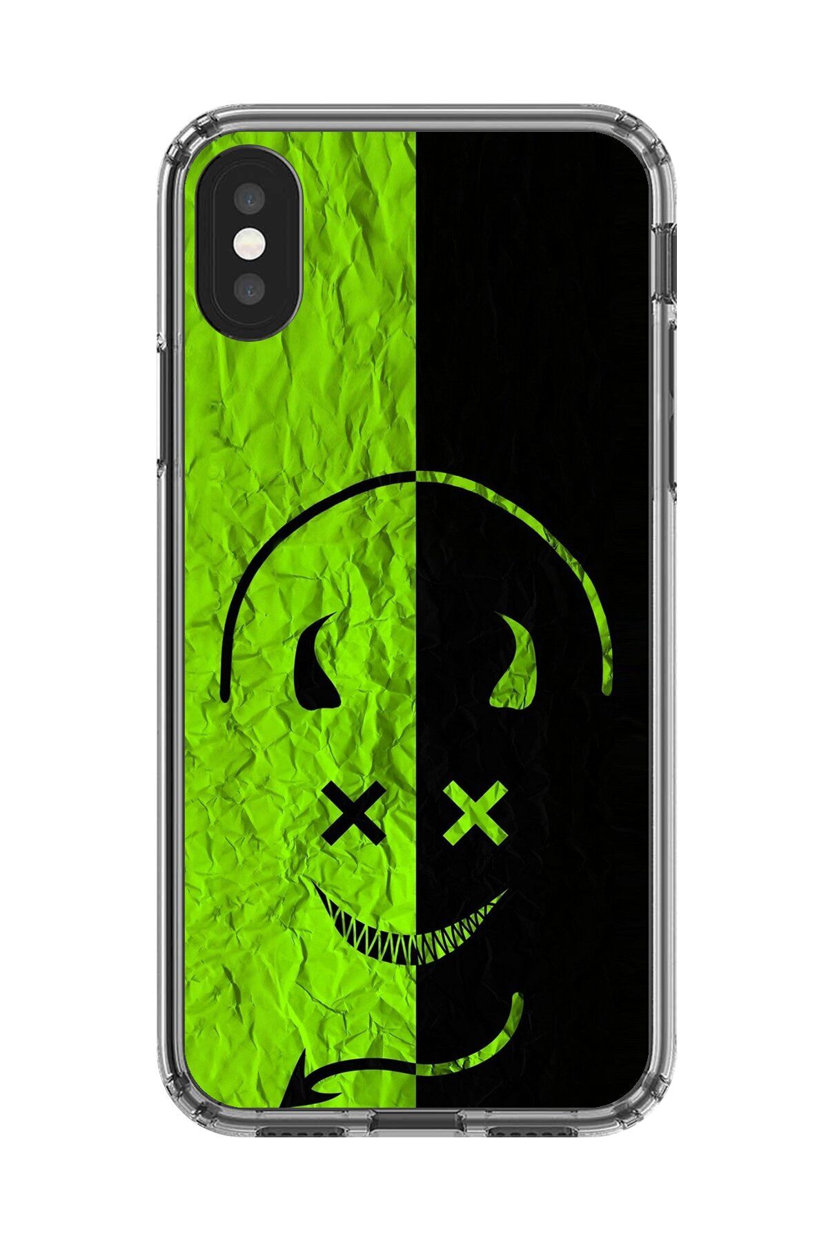 Dali Design iPhone XS Uyumlu Şeffaf Kılıf Devil 1 Tasarımlı