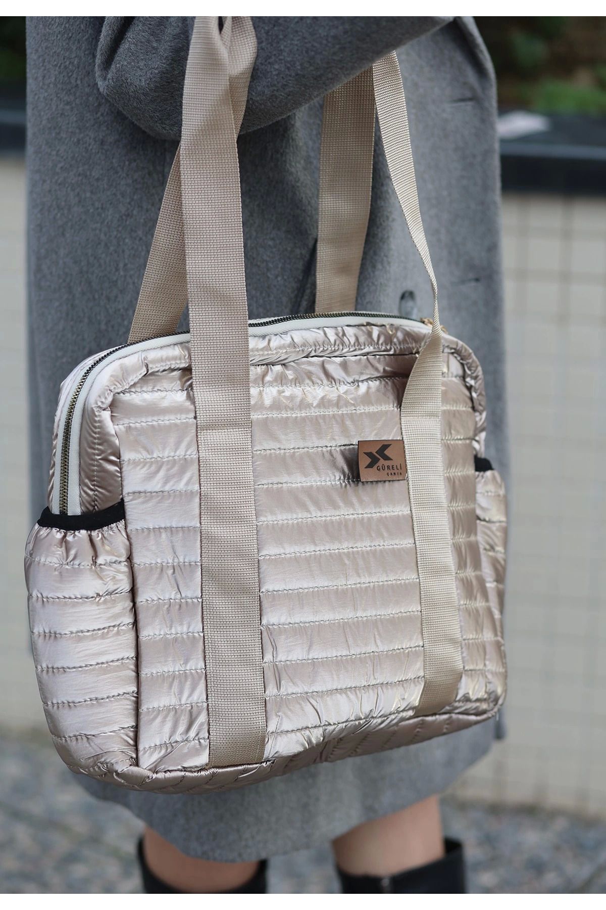 Skygo-Joyce Mink Parachute Bag 2