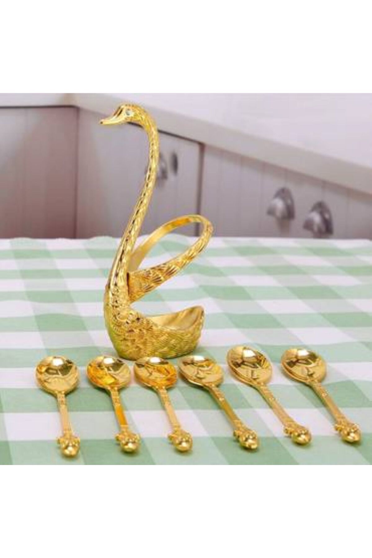 Generica-Goose spoon set, gold color, measurements as shown in the pictures 3