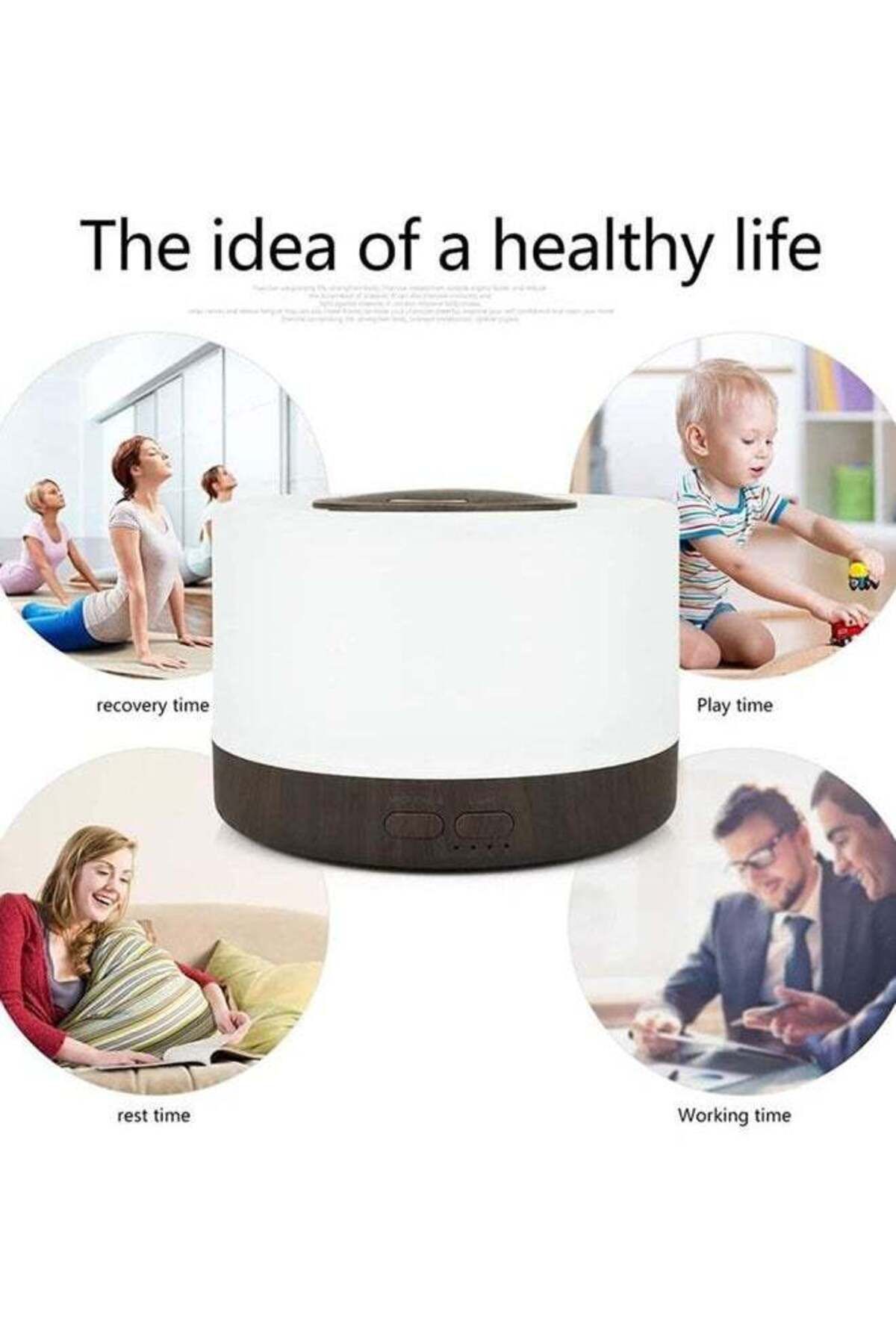 COOYA-Essential Oil Diffuser,500ml Aromatherapy Diffuser for Cool Mist Humidifier,Silent Air Vaporizer 5