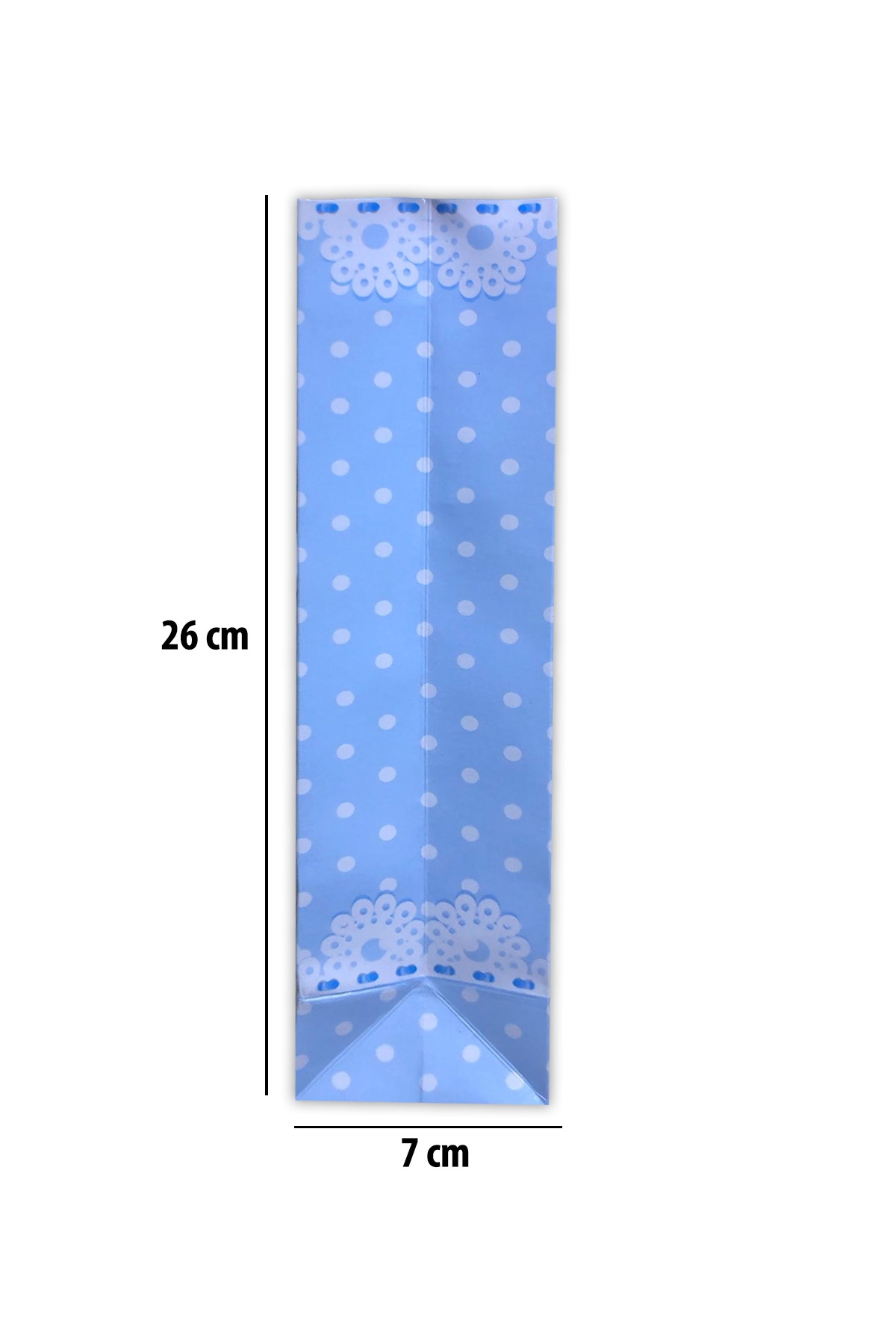 Parti Atölyesi 25 Adet 17-26-7 Cm Ölçüsünde Kartondan Mavi Baby Çanta Doğum Odası Süslemesi fotoğrafı 3 (önizleme)