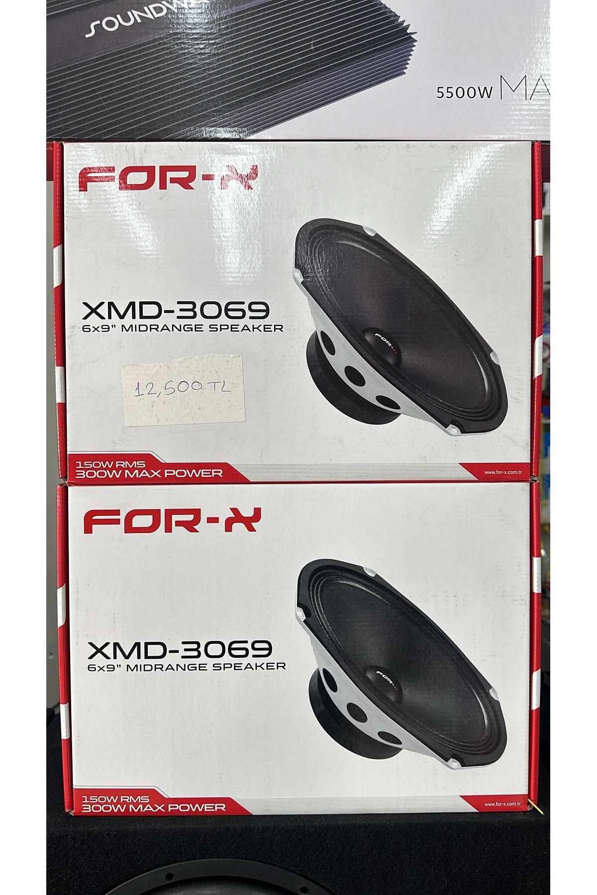 For-X FORX 3069 OVAL MIDRANGE 1 TAKIM 2 ADET 300WAT 150 RMS