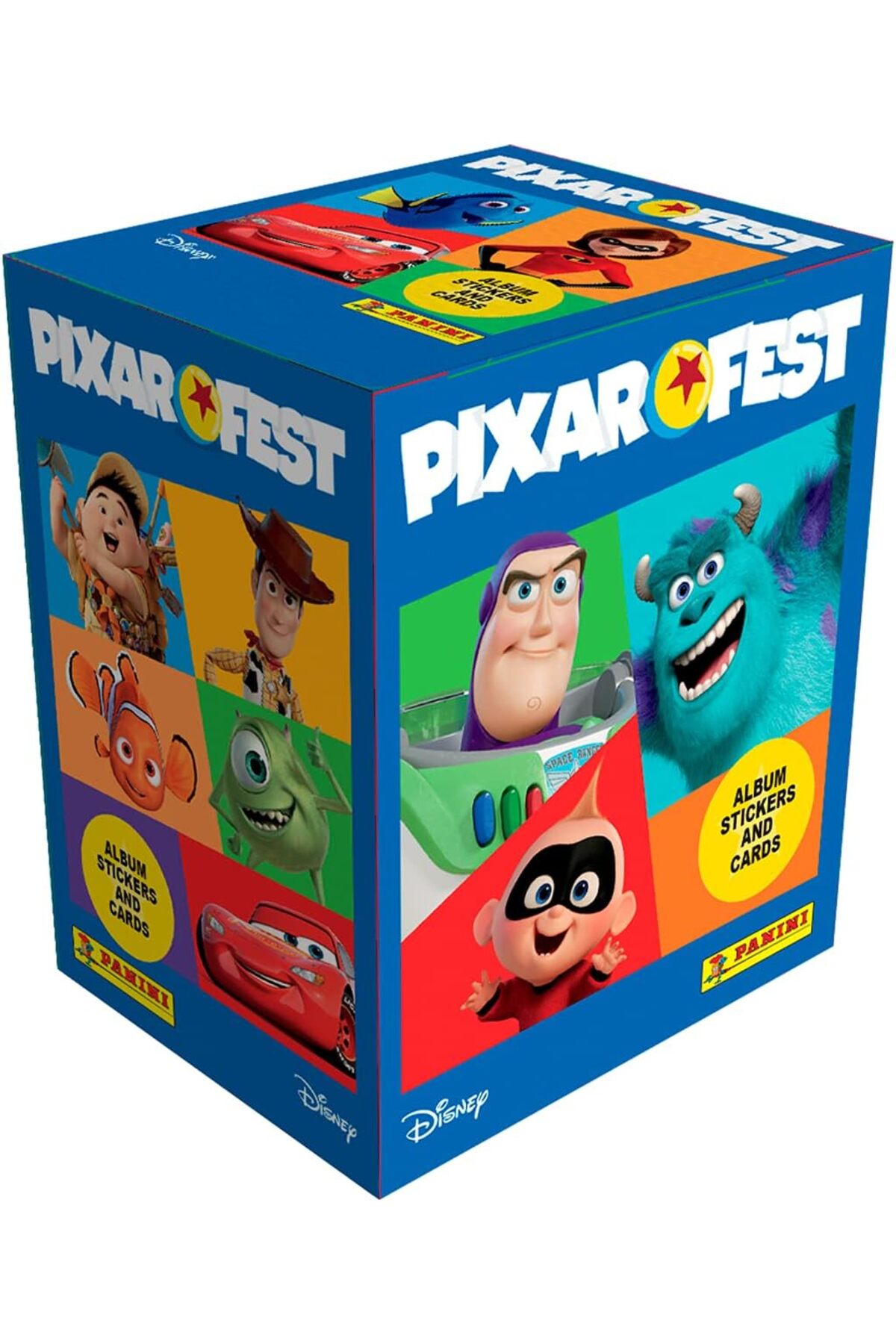Panini Disney Pixar Fest Çıkartma Kartları 10 Paket Set (40 Sticker+10 Kart) Disney World fotoğrafı 5 (önizleme)