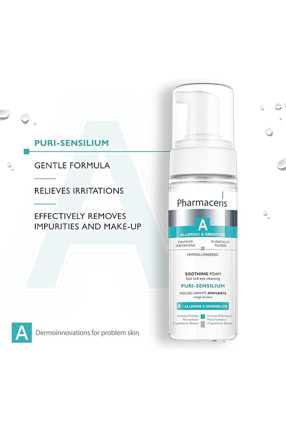 Pharmaceris-Pharmaceris A Puri-Sensilium Gentle Cleansing Face Foam, 150 ml 4