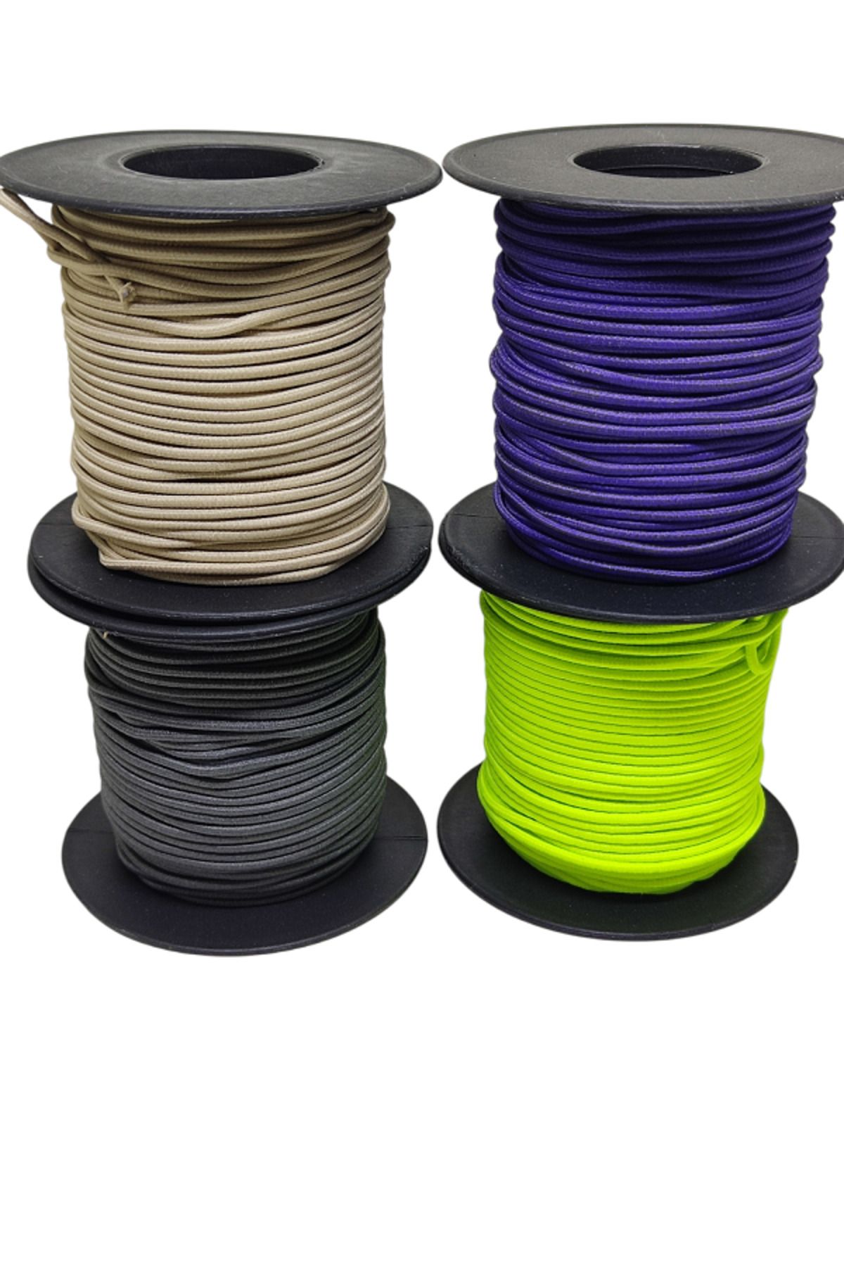 PARACORD-1.5 mm Rubber String 12 Reels Firebird 2