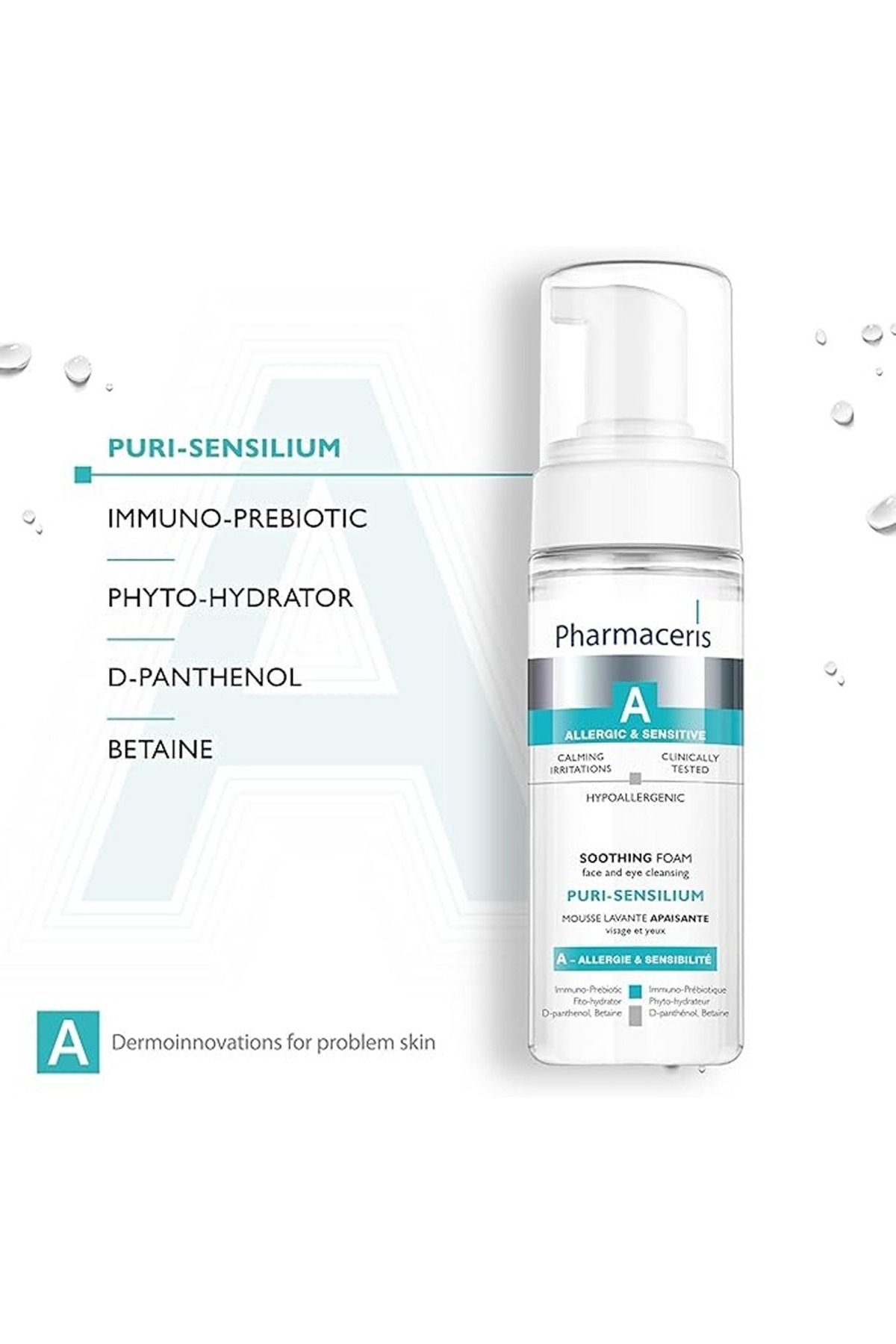 Pharmaceris-Pharmaceris A Puri-Sensilium Gentle Cleansing Face Foam, 150 ml 3