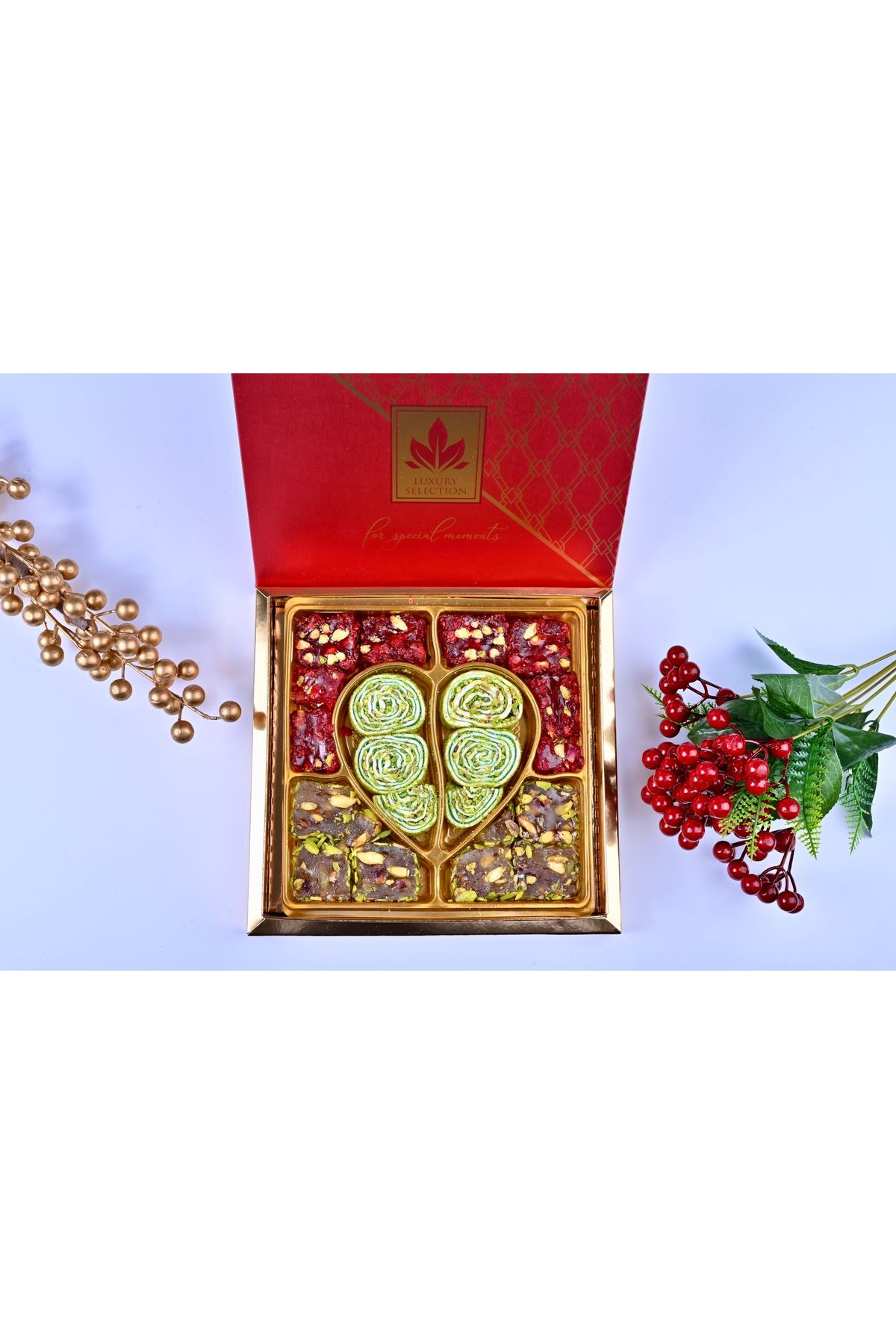 Antepfıstıklı Lokum ve Narlı Lokum 700 gr