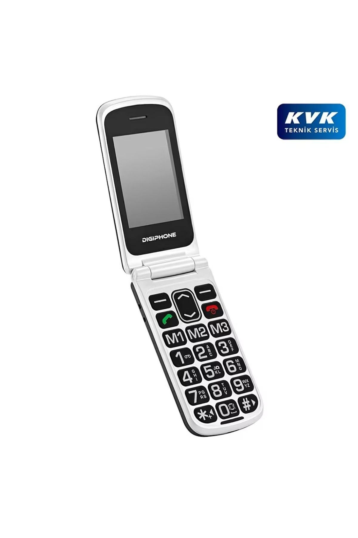DIGIPHONE S700 Tuşlu Kapaklı Cep Telefonu Gri
