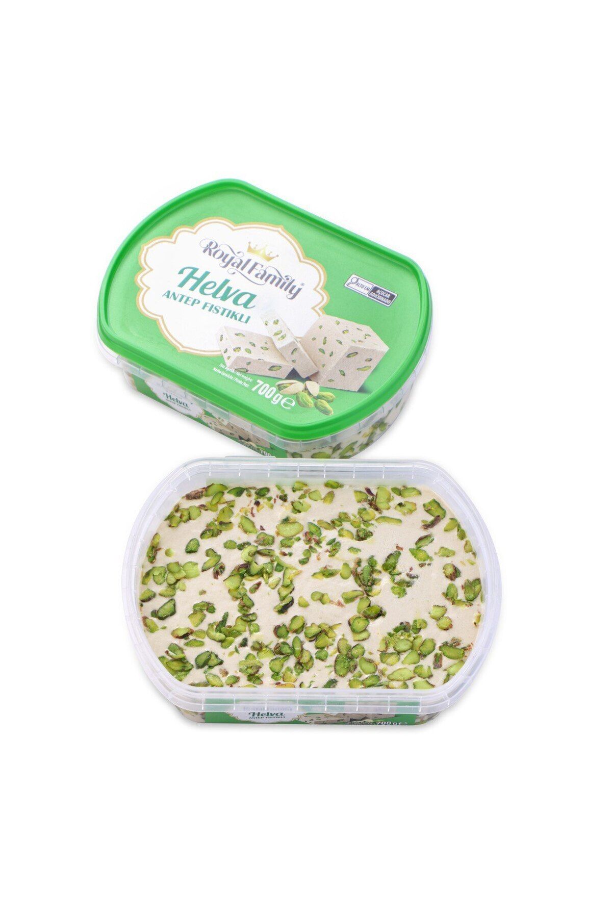 Royal Family Helva %100 organik tahin helvası antep fıstıklı 700GR