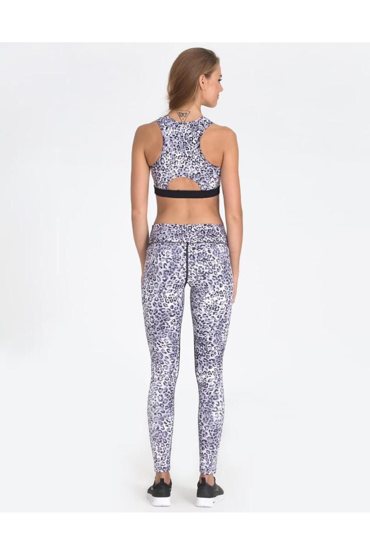 Vie Active-Rockell Elite White Leopard Sports Leggings 5