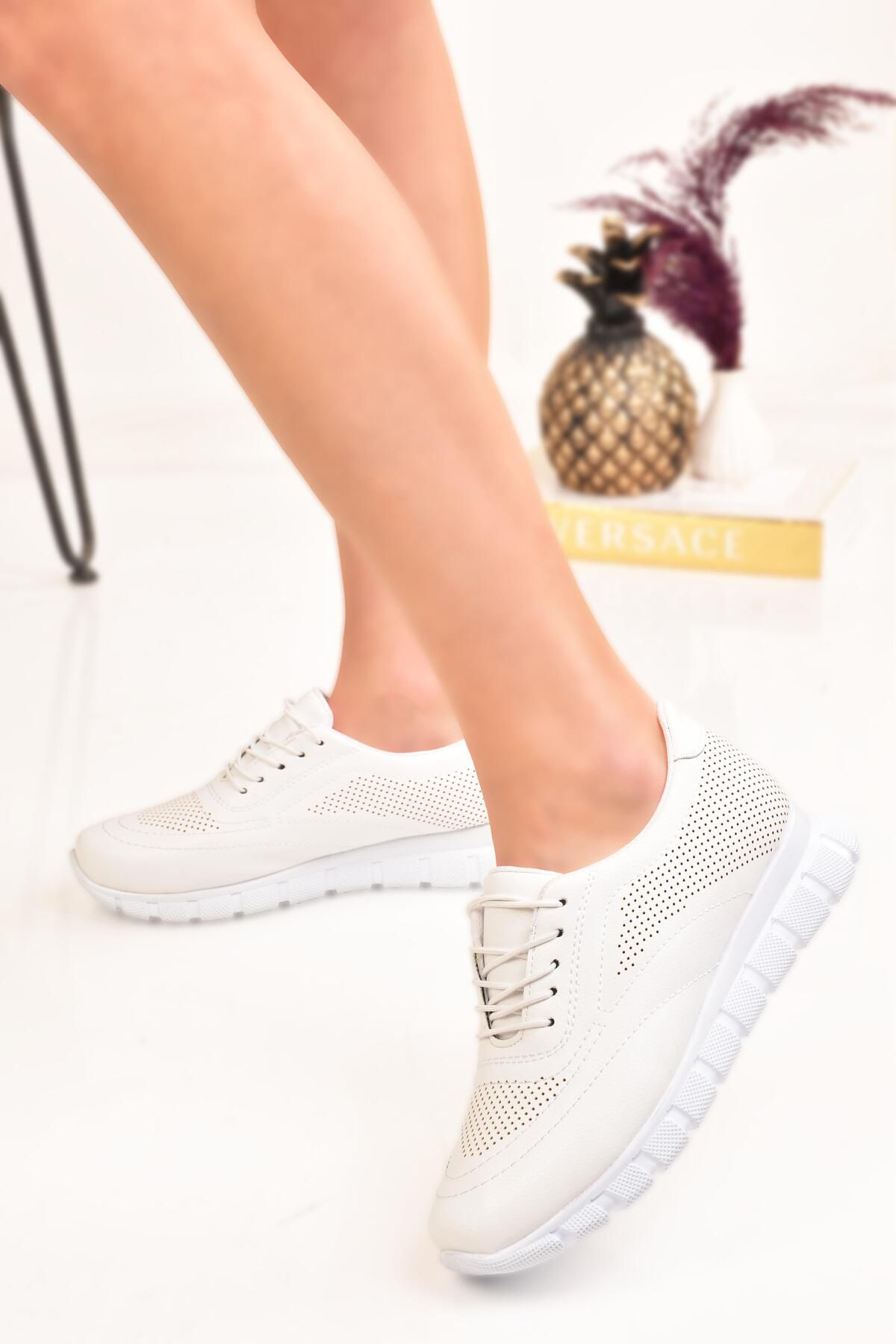 Peta Kadın Günlük Rahat Comfort Taban Spor Sneaker Ayakkabı