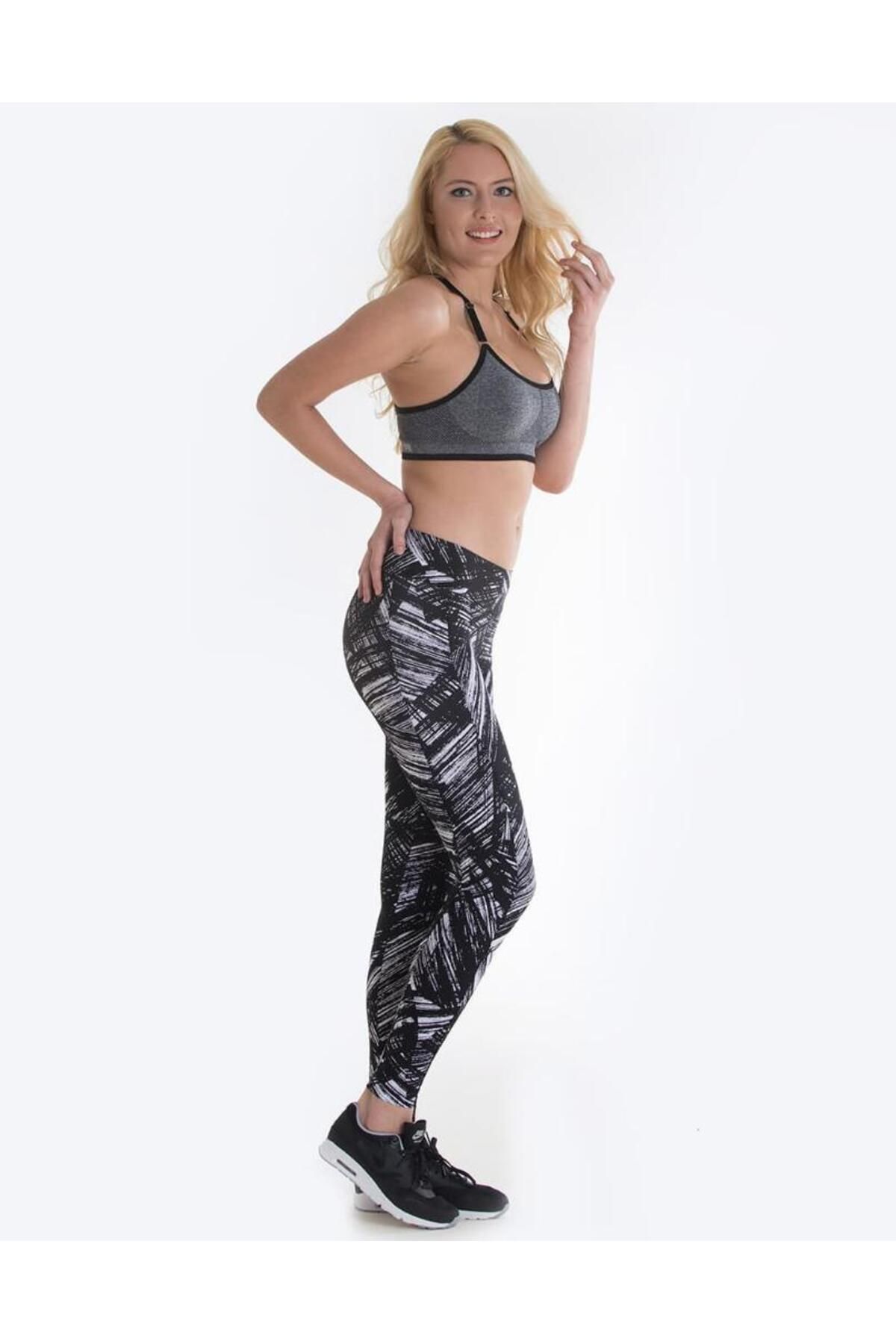 Running Bare-Meghan Tummy Toned Full Length Sports Leggings 4