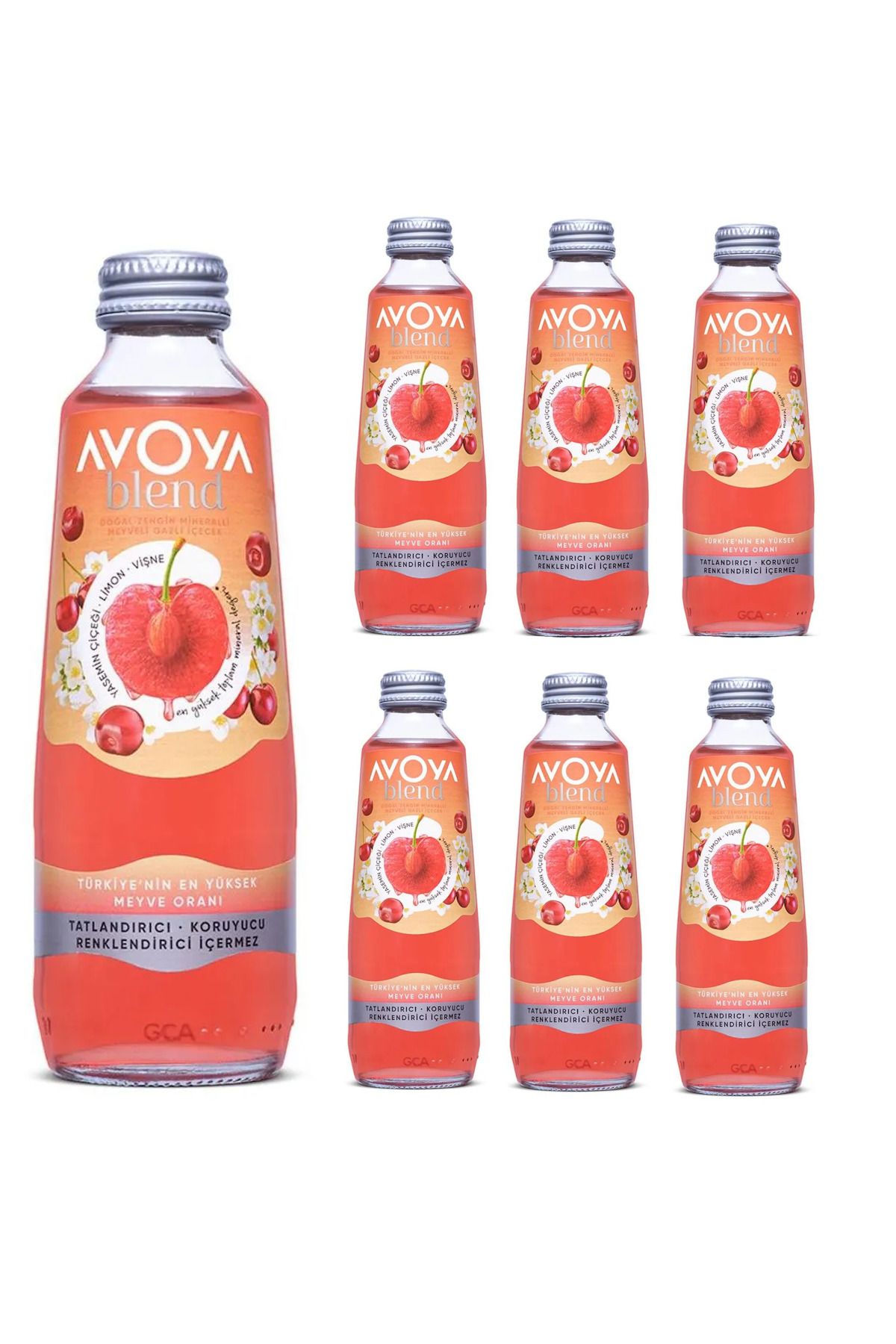 AVOYA 6'LI BLEND VİŞNE&LİMON MEYVELİ MADEN SUYU 250 ML