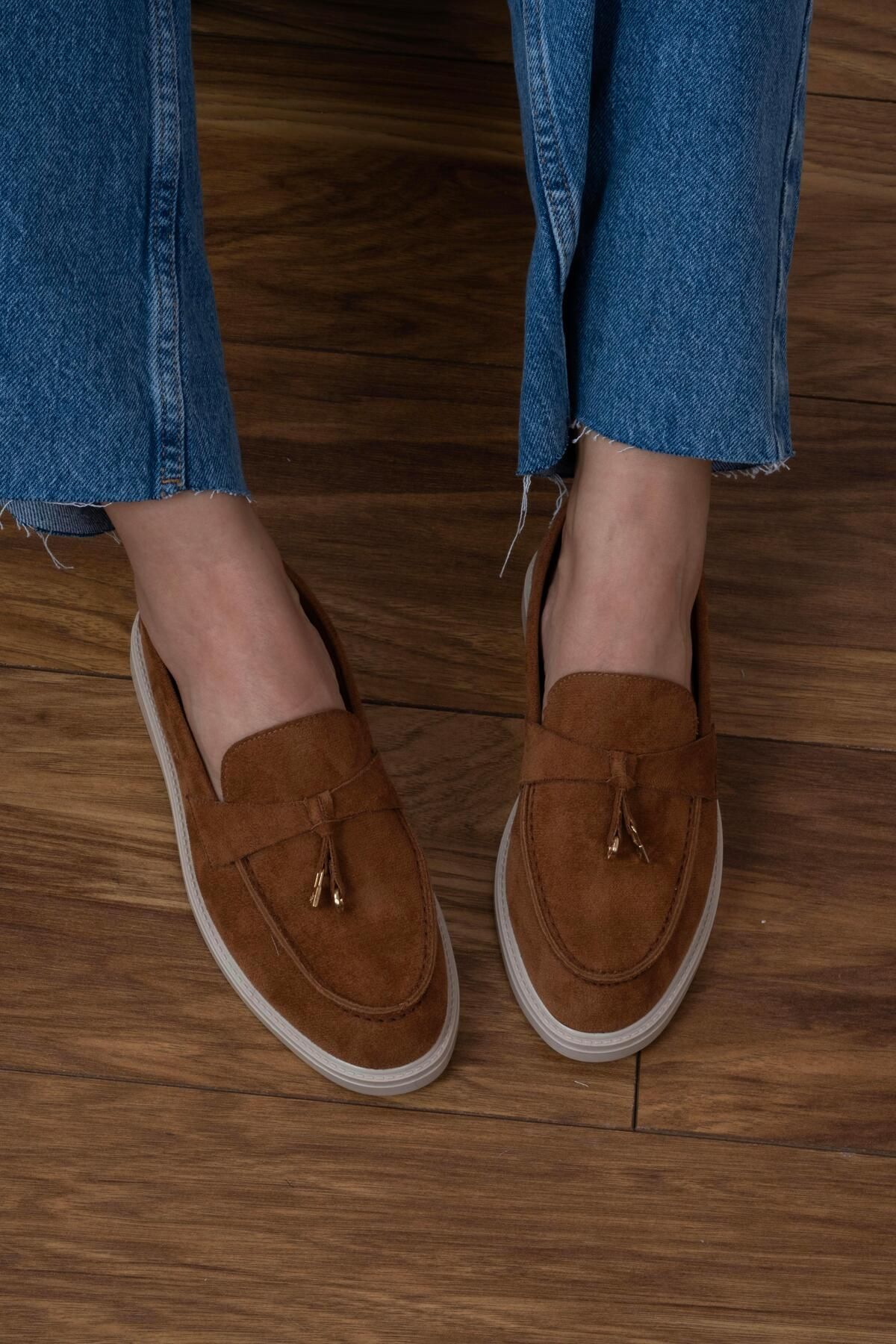 sovrana-Babet Taba - Suede with Tassel and Detailed 5