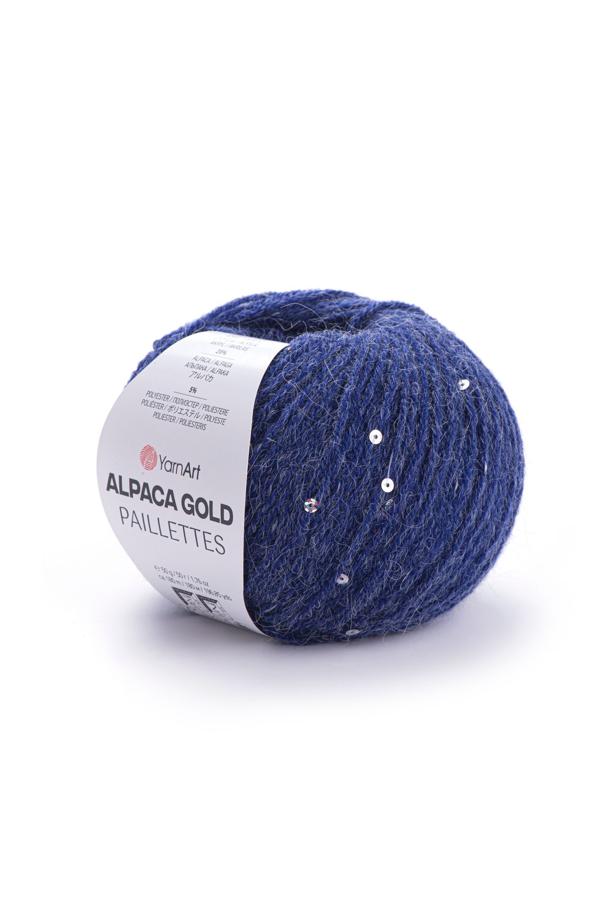 Yarnart Paleta Alpaca Gold - Albastru Tricotat Manual Ip Februarie 9313 - One Size