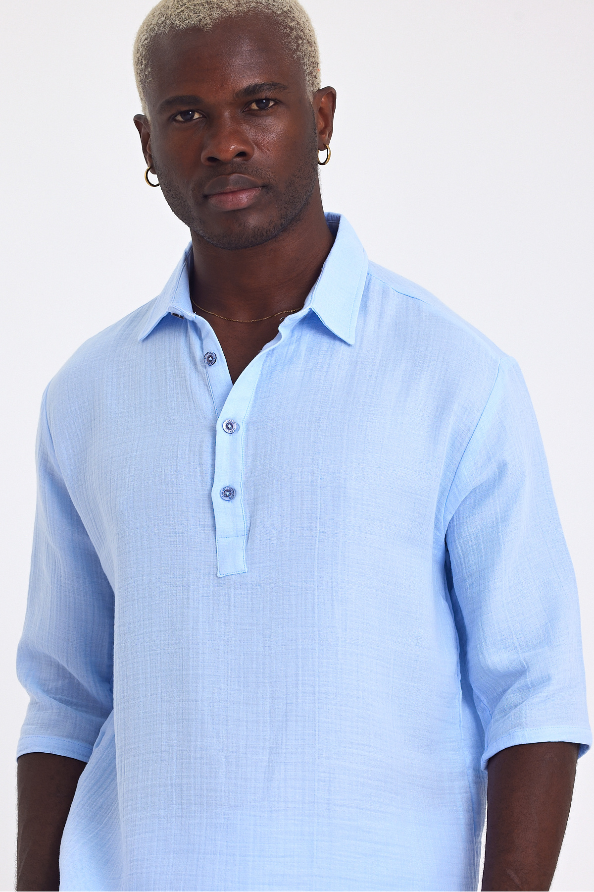 Weyeze-Short Sleeve Linen Shirt Af-Y18007Lns 5