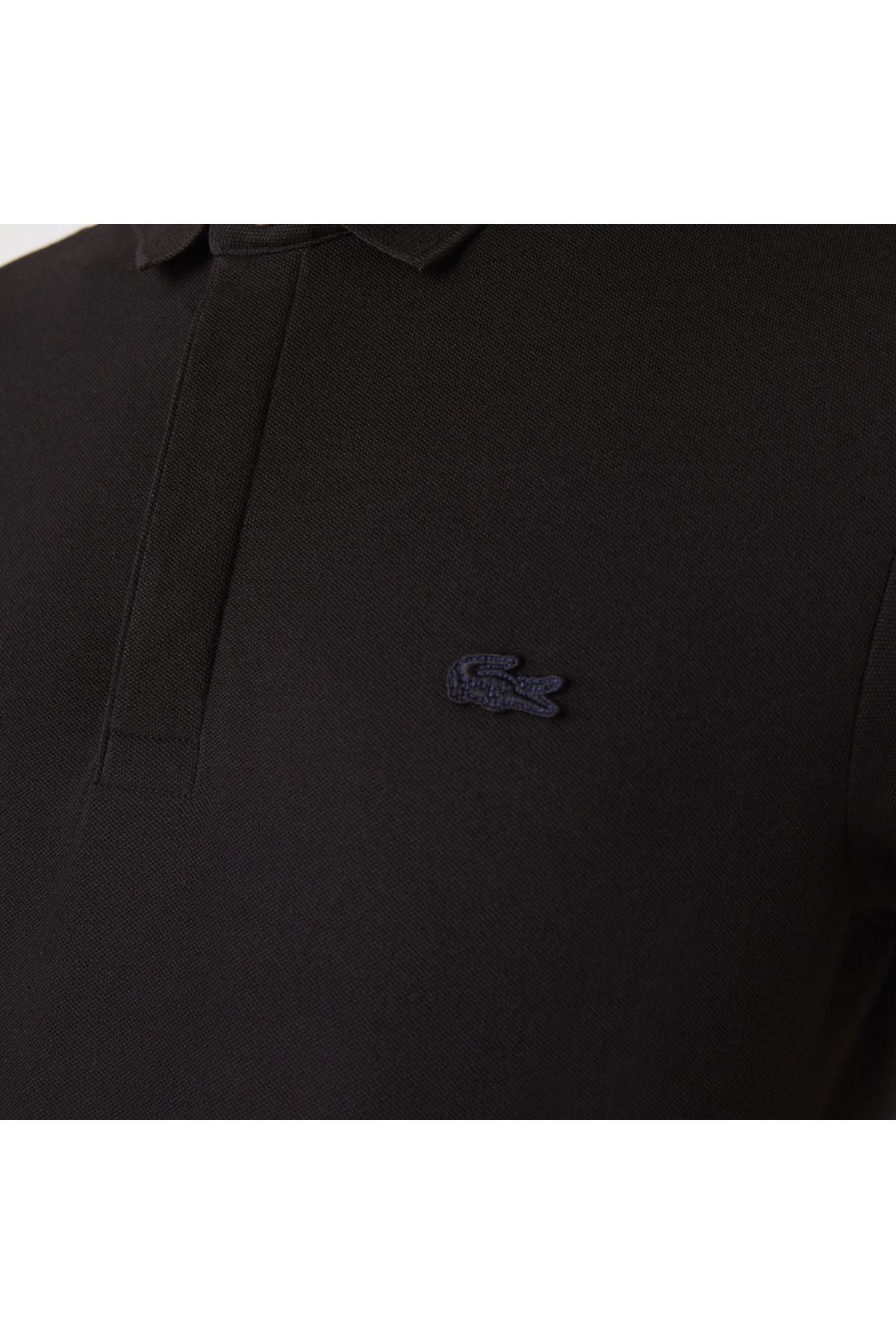 تی شرت یقه پولو مشکی مردانه چوگان مناسب پاریس Lacoste