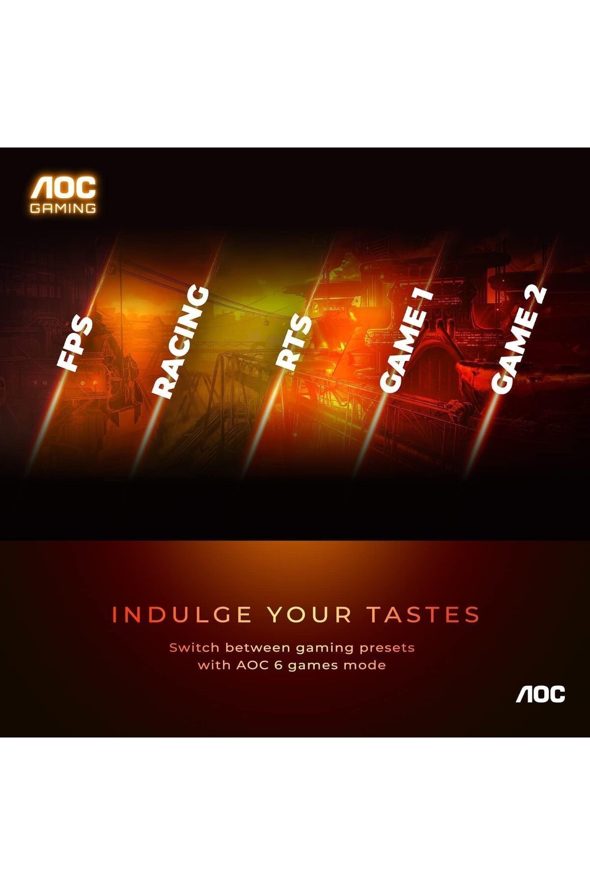 Aoc-CQ27G3Z 27" VA 2K 240Hz 0.5ms Curved Gaming Monitor 7