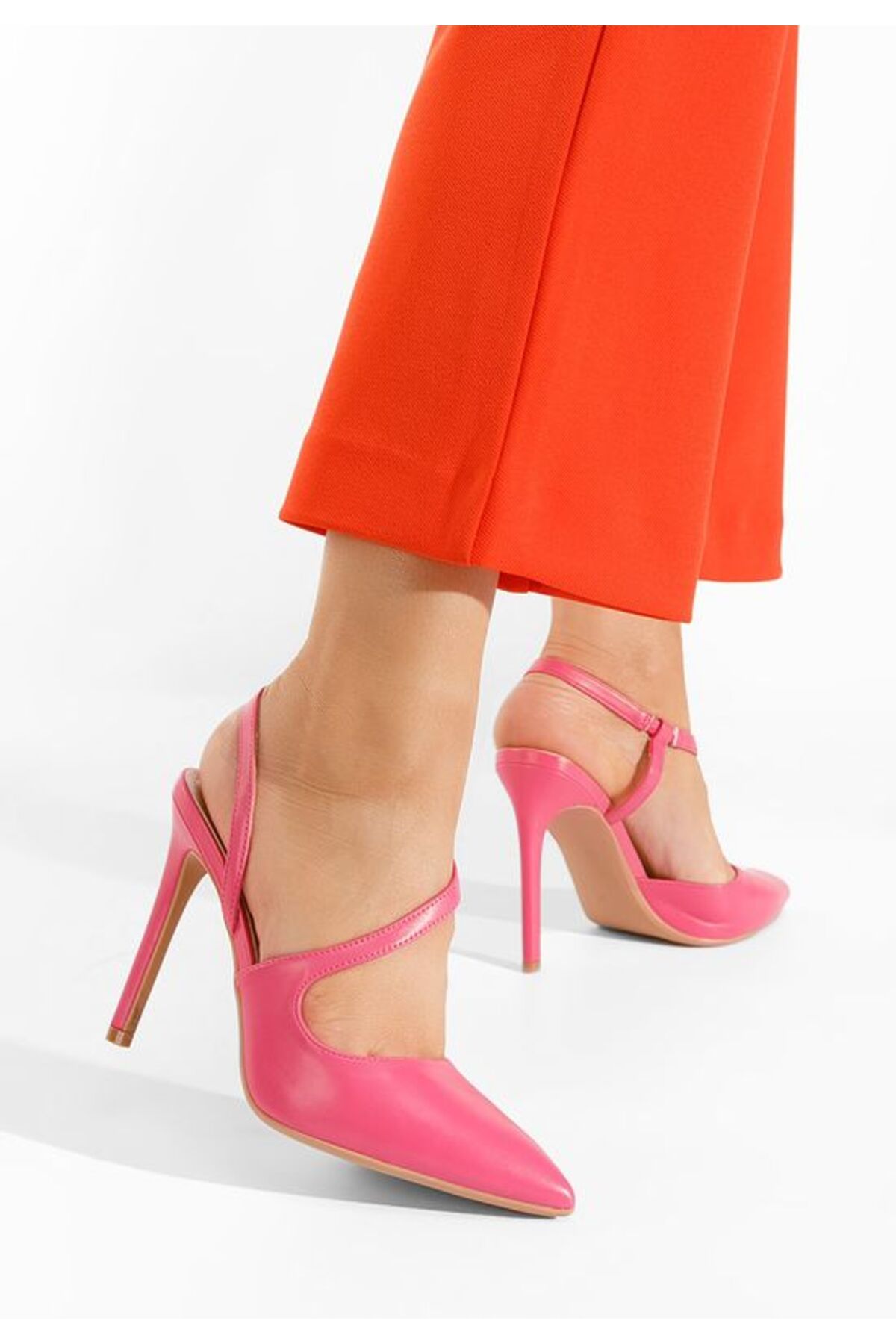 B T Shoes Pantofi Cu Toc Stiletto Ayza Fucsia Femeie - 38