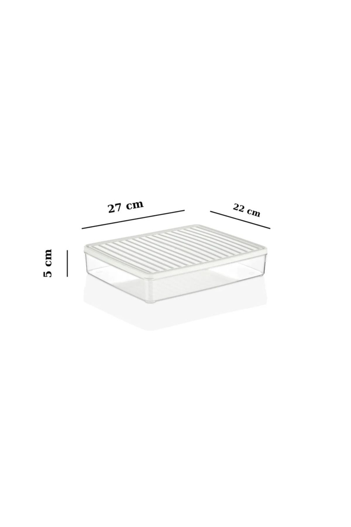 Nefiz Home-Refrigerator and Microwave Storage Container Set - Gray (4X2800 ml) 4