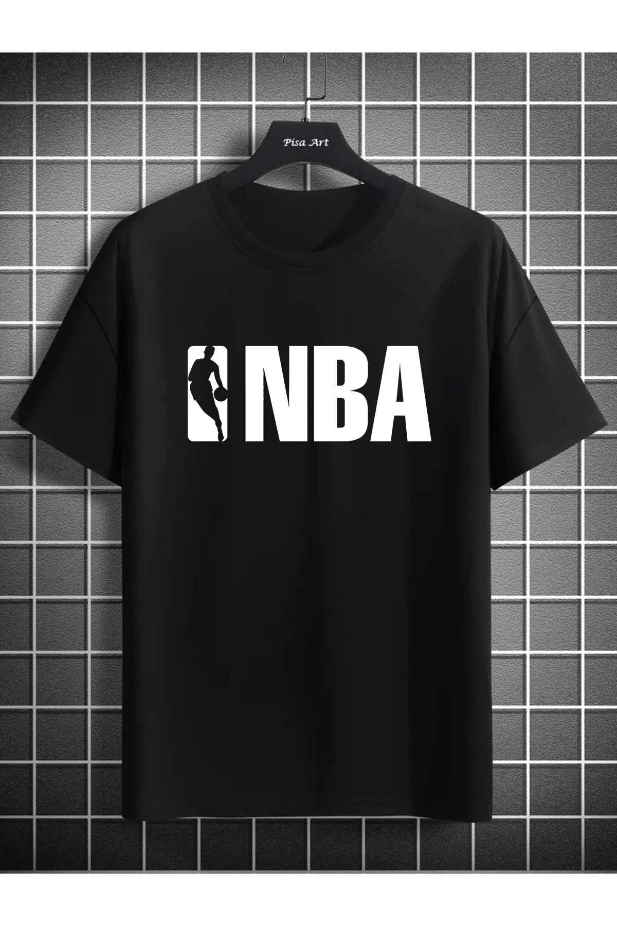 Pisa Art Amerikan Basketbol Ligi Unisex Özel Tasarım T-Shirt