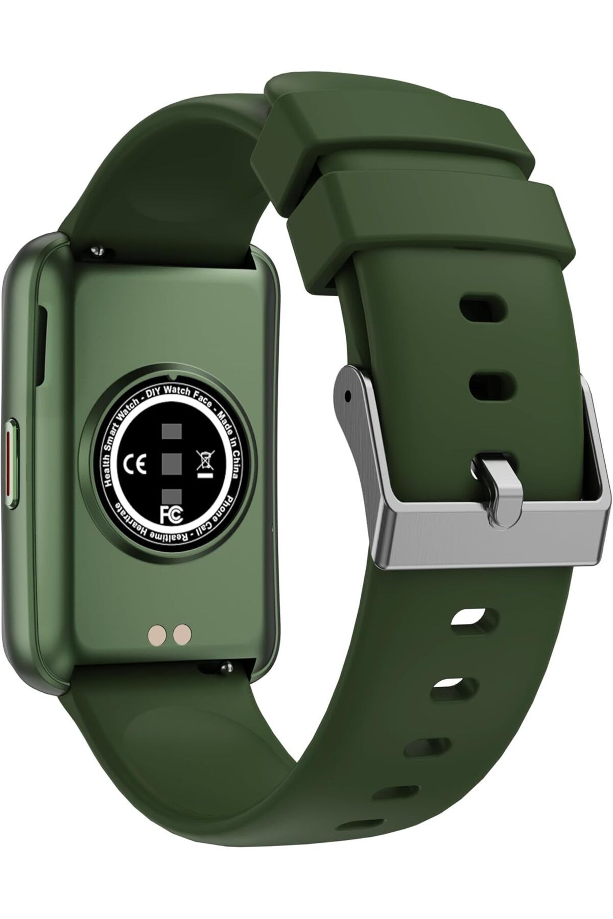 Swiss Military-Rhine2 Smart Band 1.57”Display,BT Calling,Health Tracking,7-Day Battery,iOS/Android Compatible,Green 4