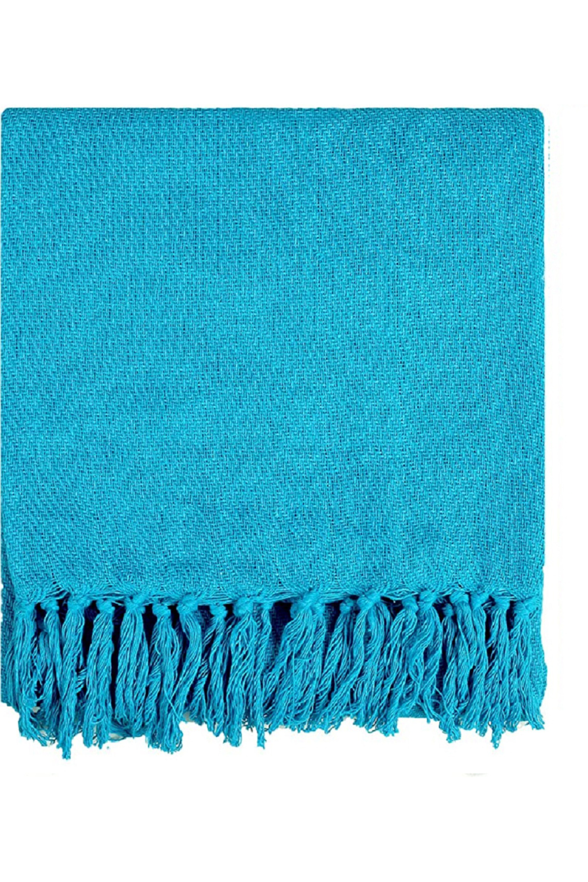 Generic-Home Decor Rustic Couch Sofa Chair Bed Diamond Throw Blanket with Fringes 100% COTTON, 127X154 cm 1