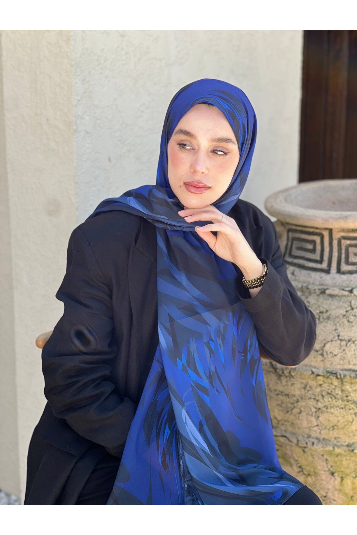 Modakaşmir-Splash Pattern Prose Shawl 2