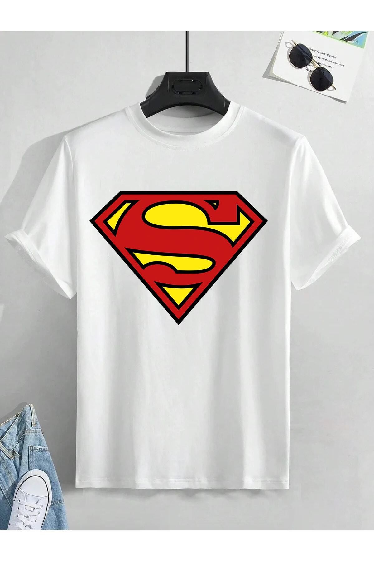 Pisa Art SUPERMAN CLASSİC LOGO T-SHİRT