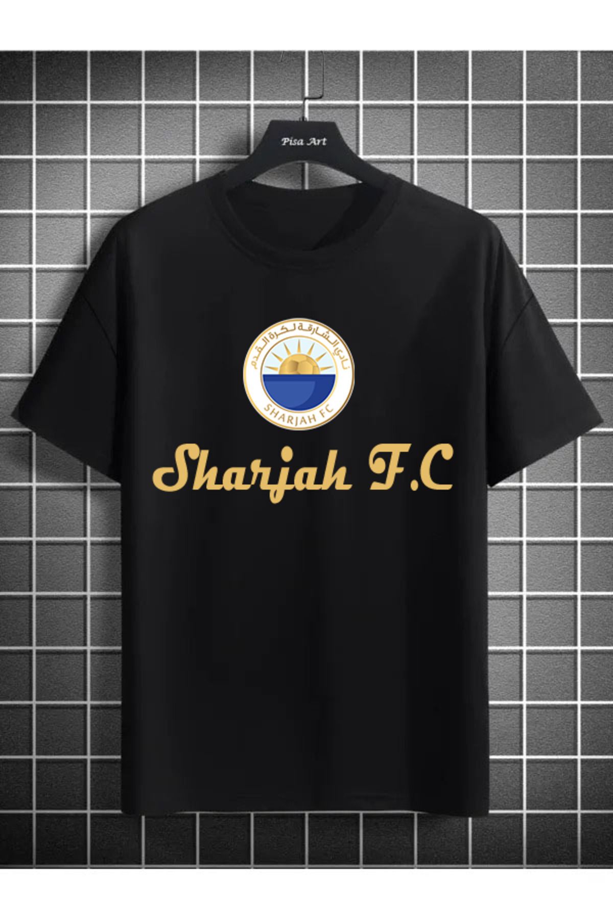 Pisa Art Sharjah FC B.E.A Pro Lig Özel Tasarım T-shirt