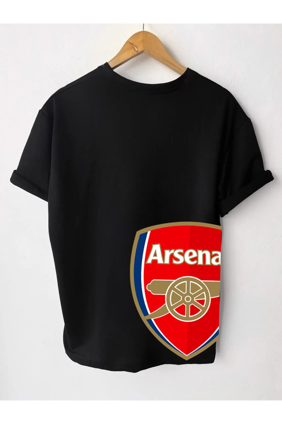 Pisa Art Arsenal Ön Arka Özel Tasarım Unisex Taraftar T-Shirt