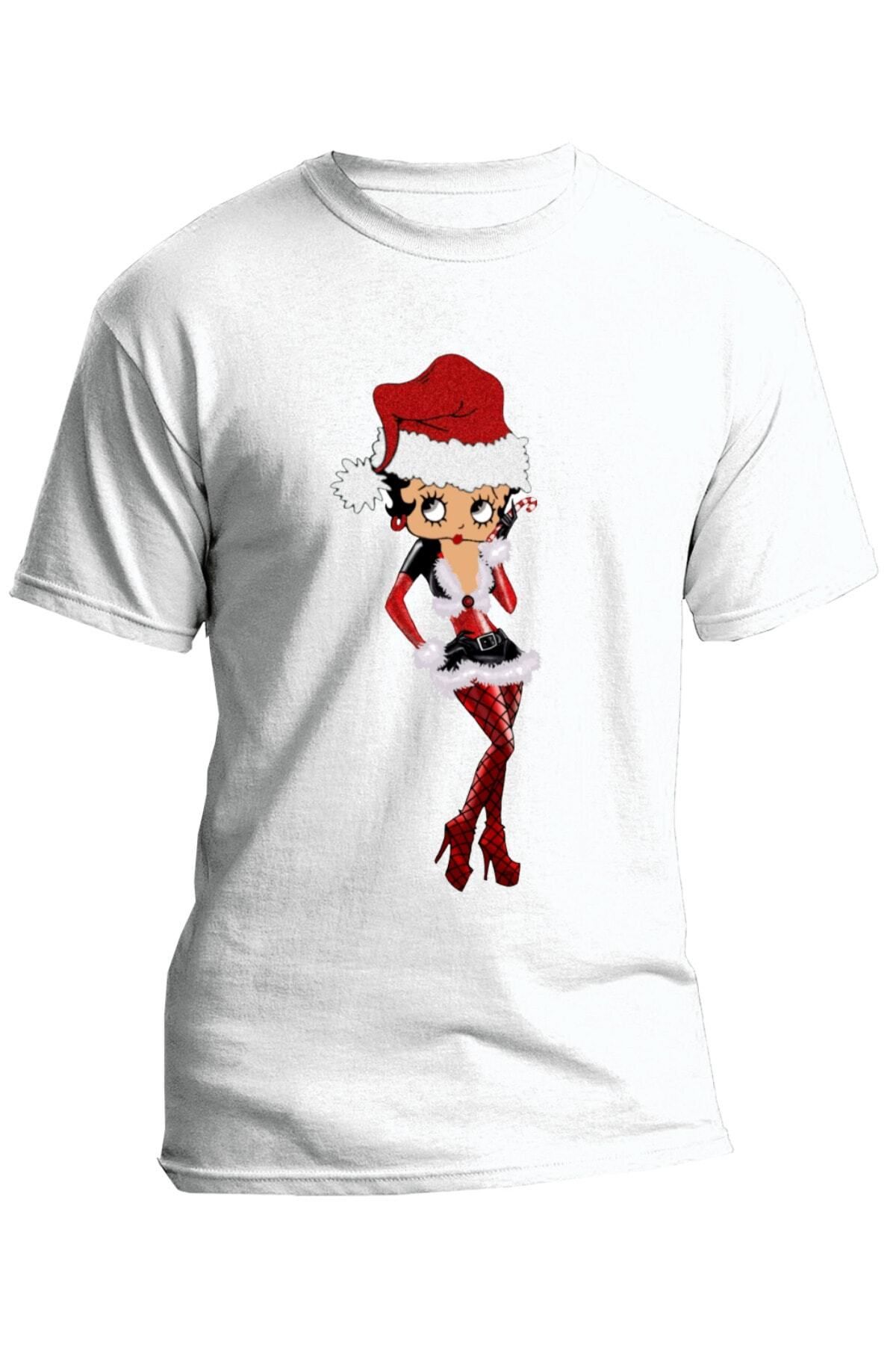 Pisa Art Betty Boop Noel Anne Temalı Tişört