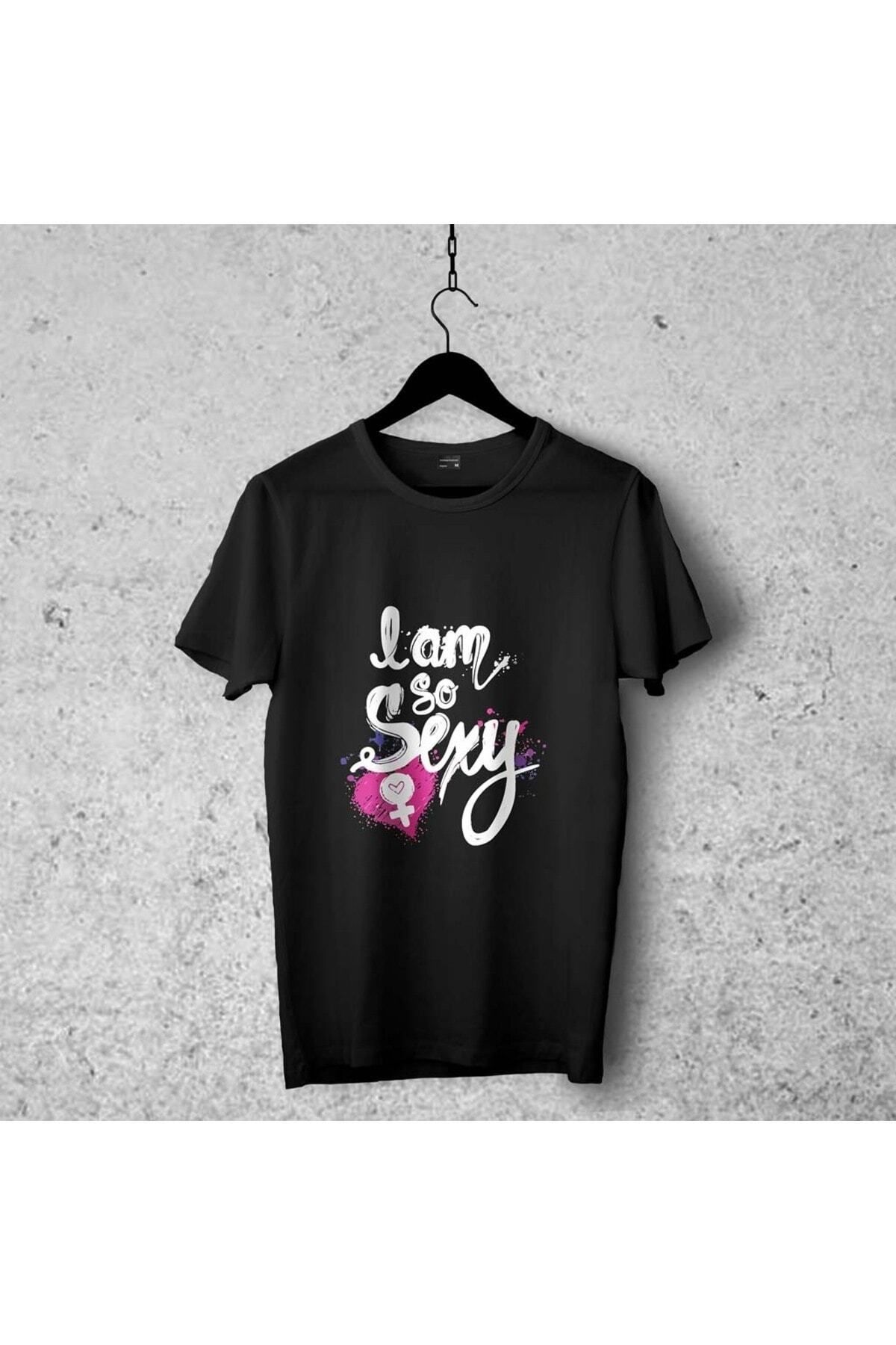 Pisa Art I Am So Sexy Tasarımlı Tshirt 001, Unisex Premium Kalite Çatlama Solma Yapmayan Baskılı Tshirt