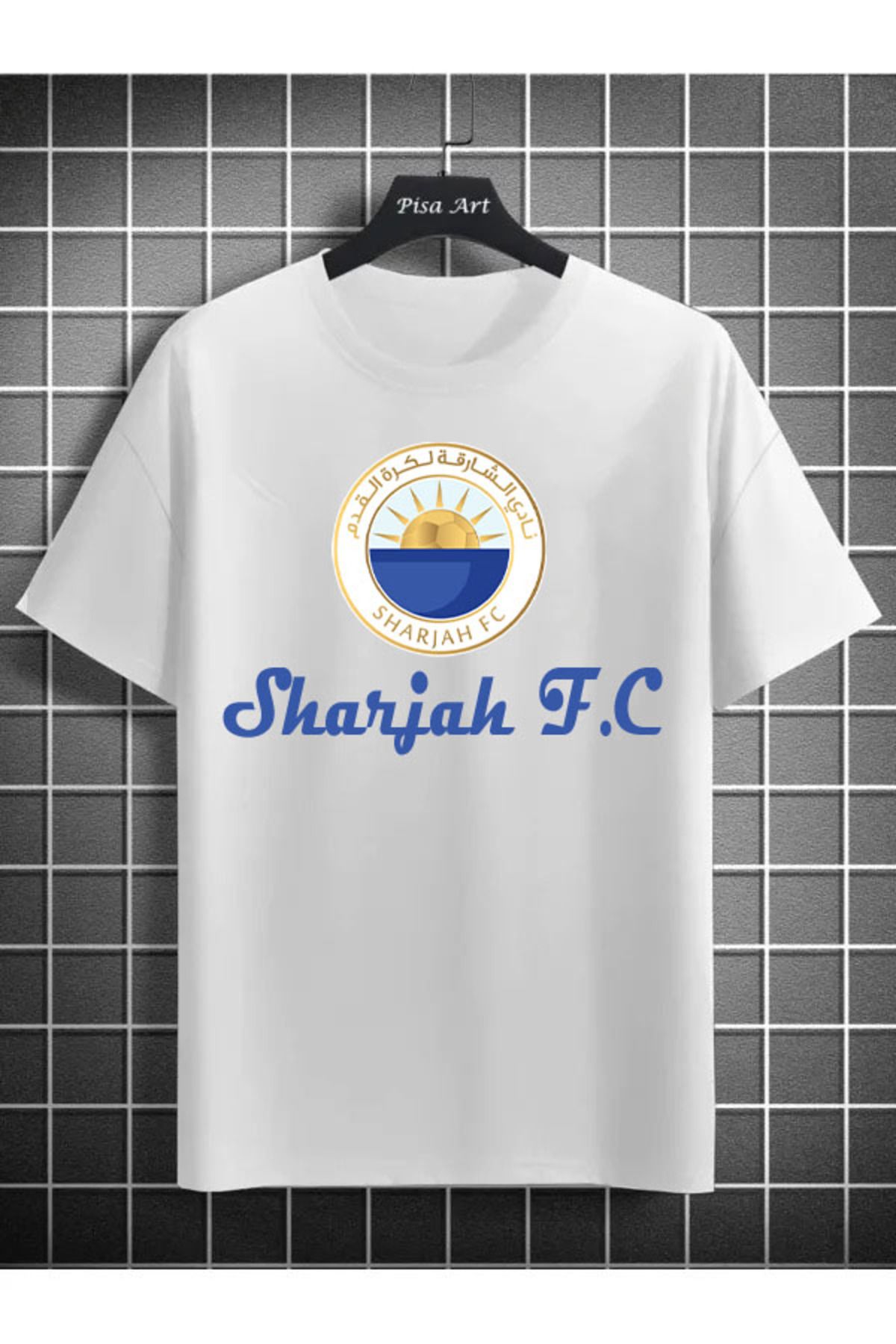 Pisa Art Sharjah FC B.E.A Pro Lig Özel Tasarım T-shirt