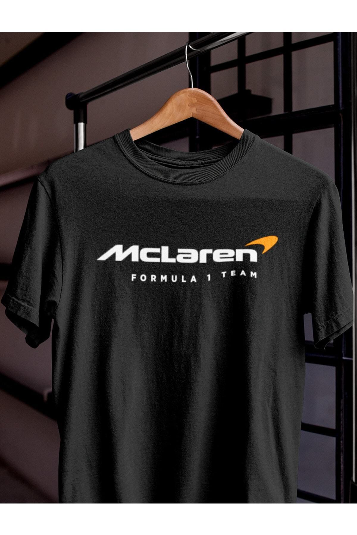 Pisa Art Mclaren Formula One Team Siyah T-shirt