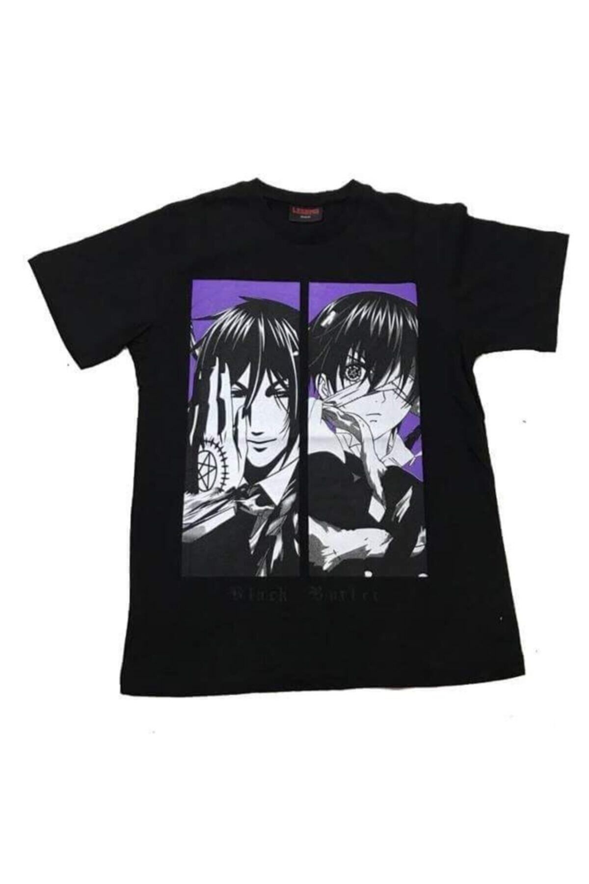 Pisa Art Black Butler (duo) Siyah Unisex T-shirt