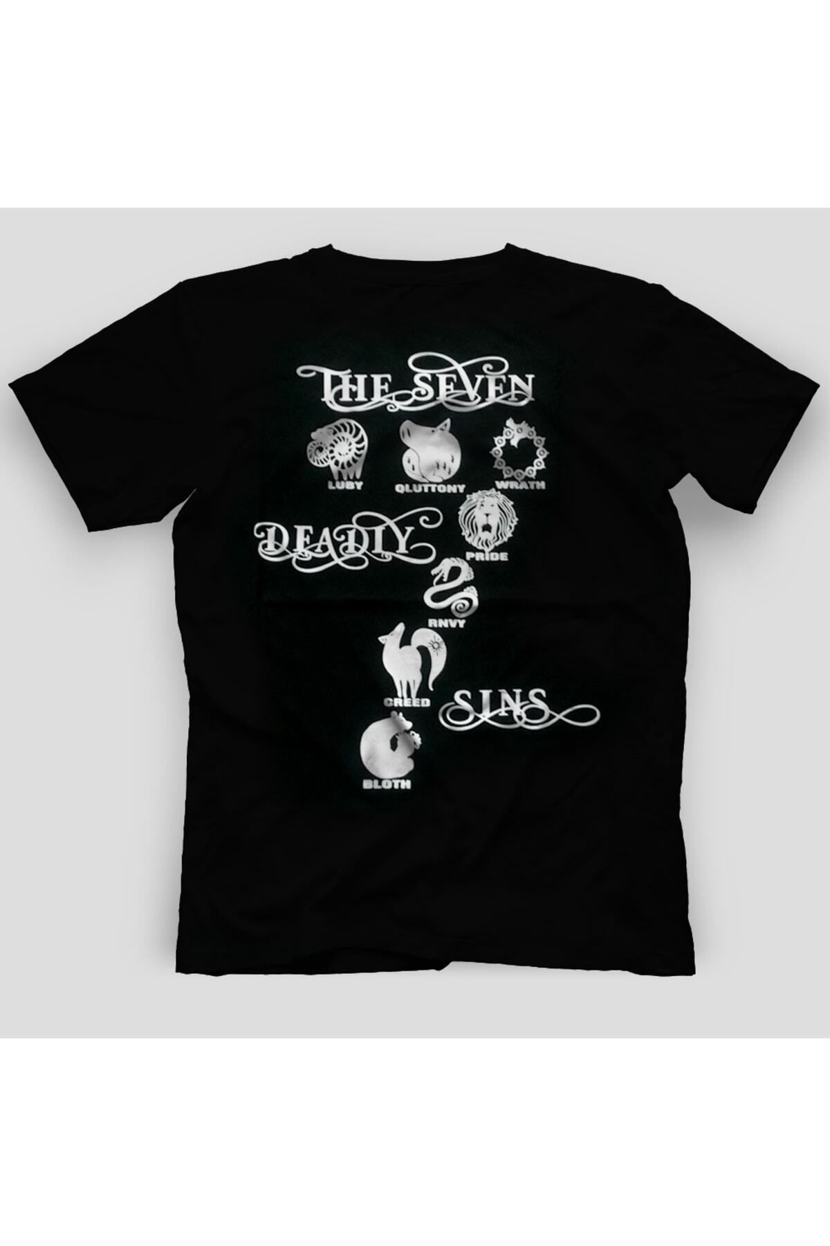 Pisa Art The Seven Sin Siyah Tshirt