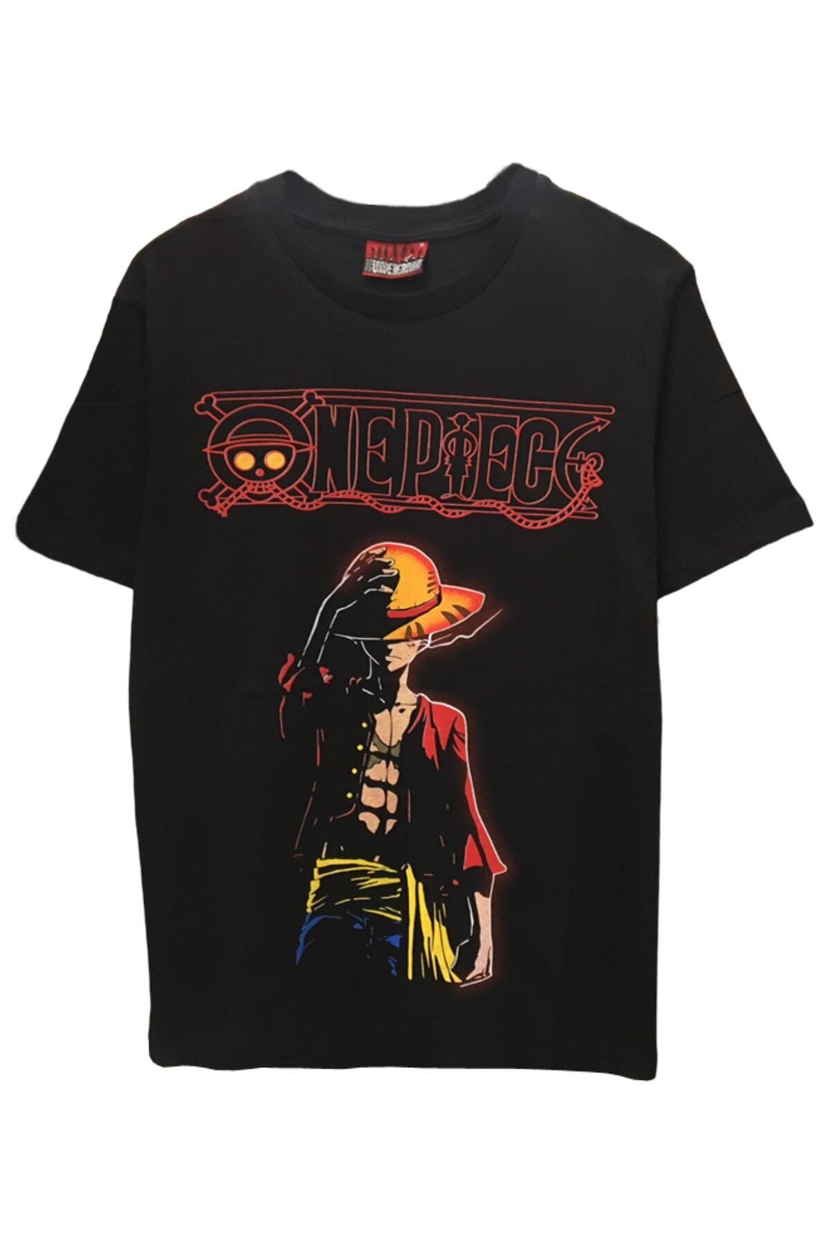 Pisa Art Unisex Anime One Piece Sırt Baskılı Tişört