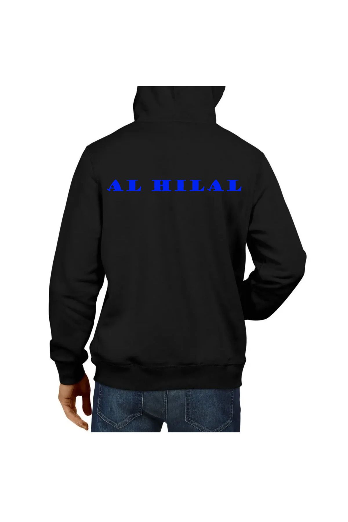 Pisa Art Al-hilal Suudi Arabasitan Pro Ligi Sırt Yazılı Özel Tasarım Siyah Sweatshirt