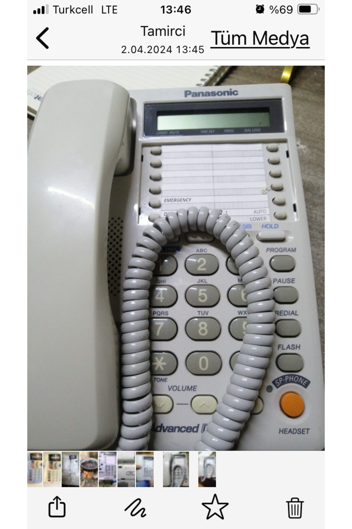 MULTIFON Masa üstü tuşlu telefon