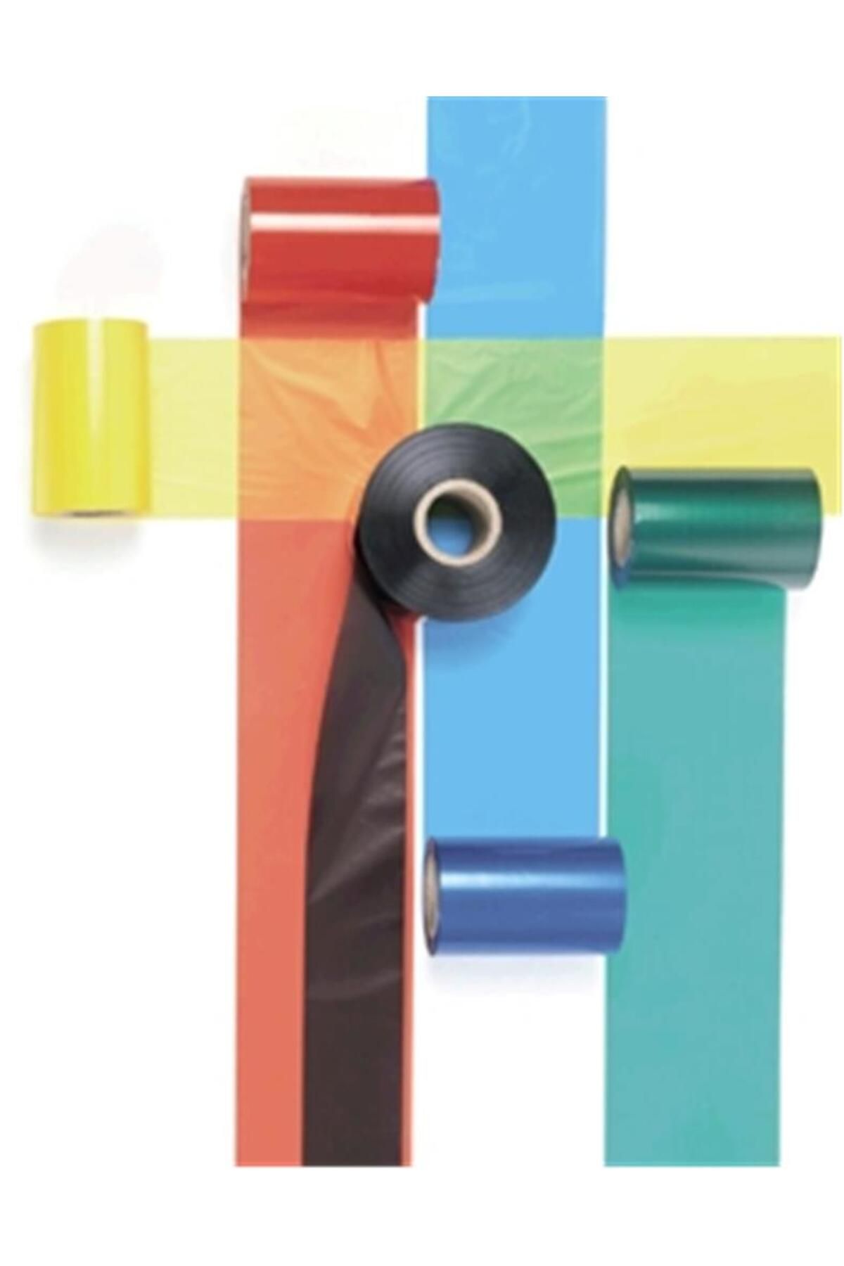 Vobotek Teknoloji Zebra 800015-101 Siyah Ribbon P310-330İ-P430-430i Tek Yüze 1000 Siyah Baskı
